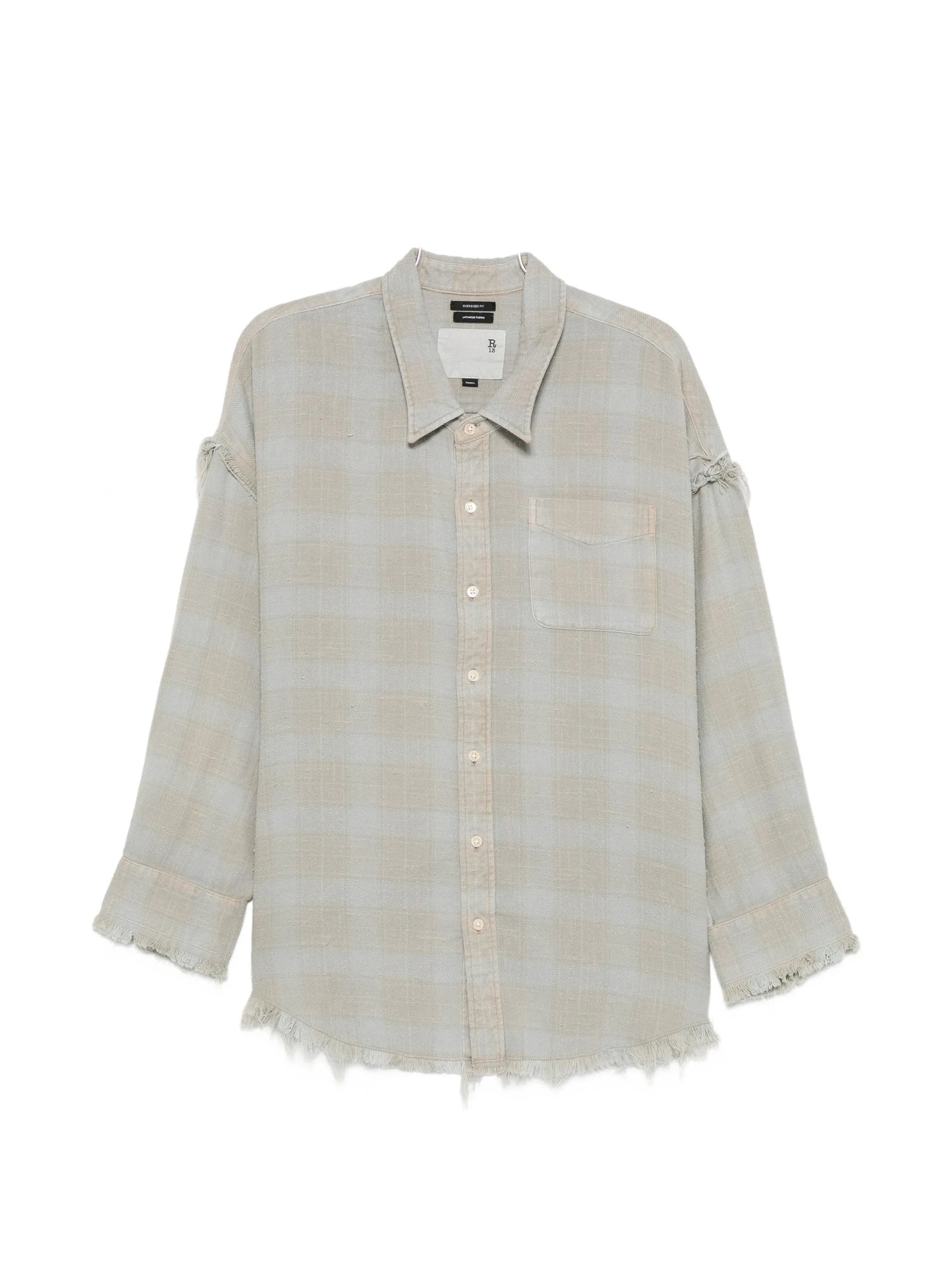 long-sleeve buttoned shirt