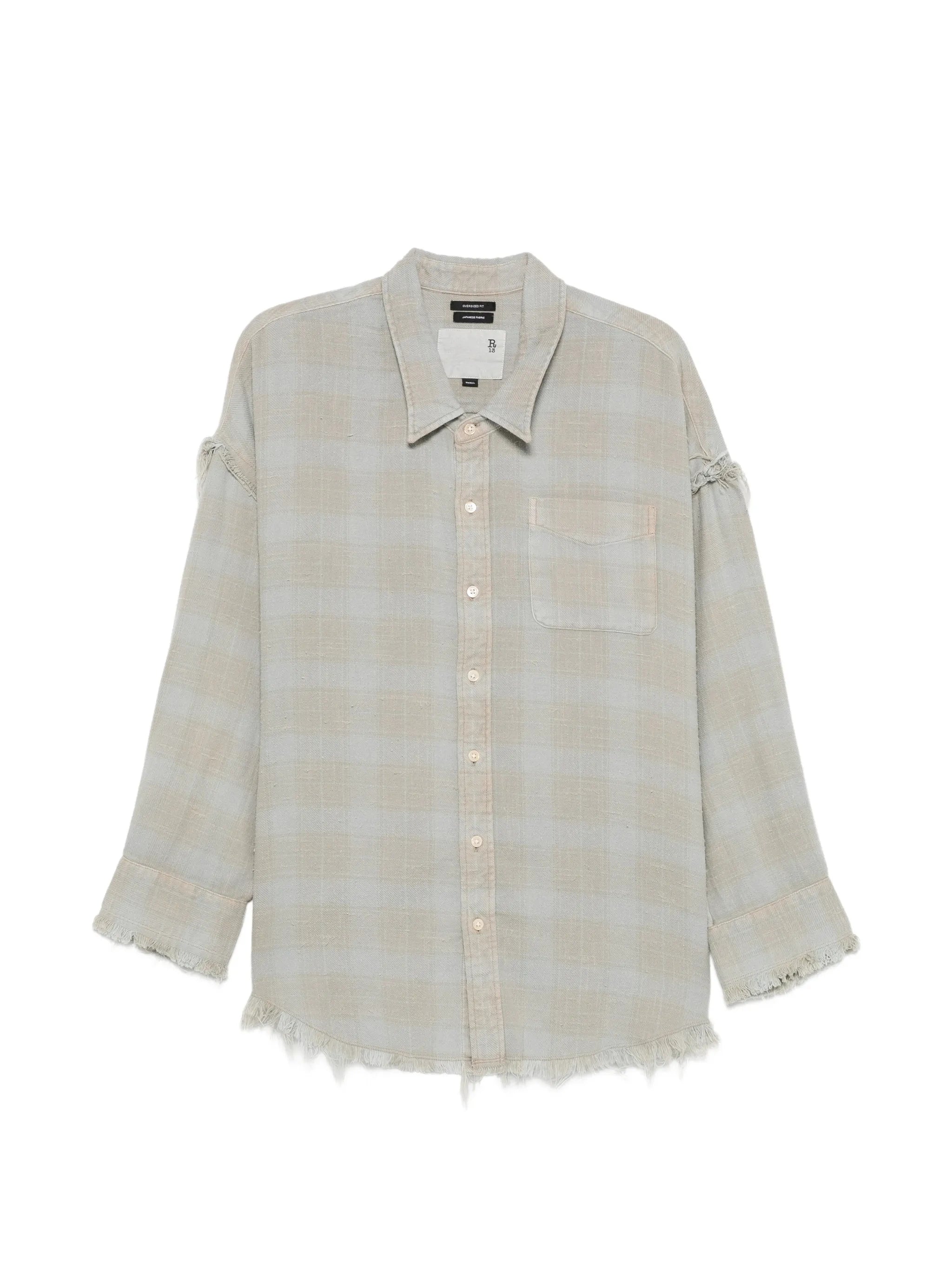 long-sleeve buttoned shirt
