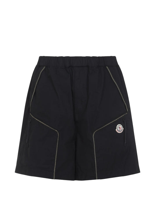 cotton poplin bermuda shorts