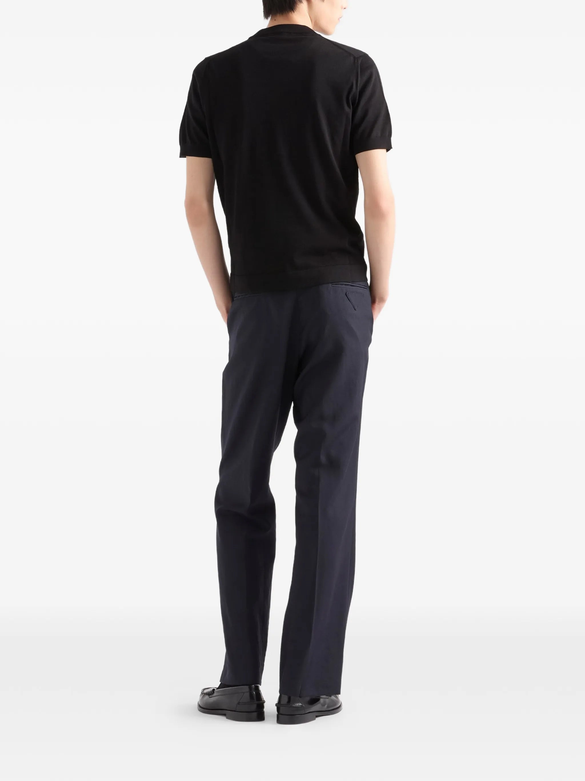 cotton crew-neck sweater