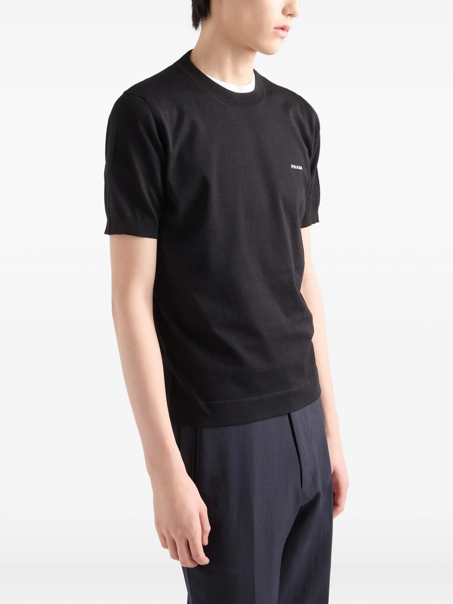 cotton crew-neck sweater