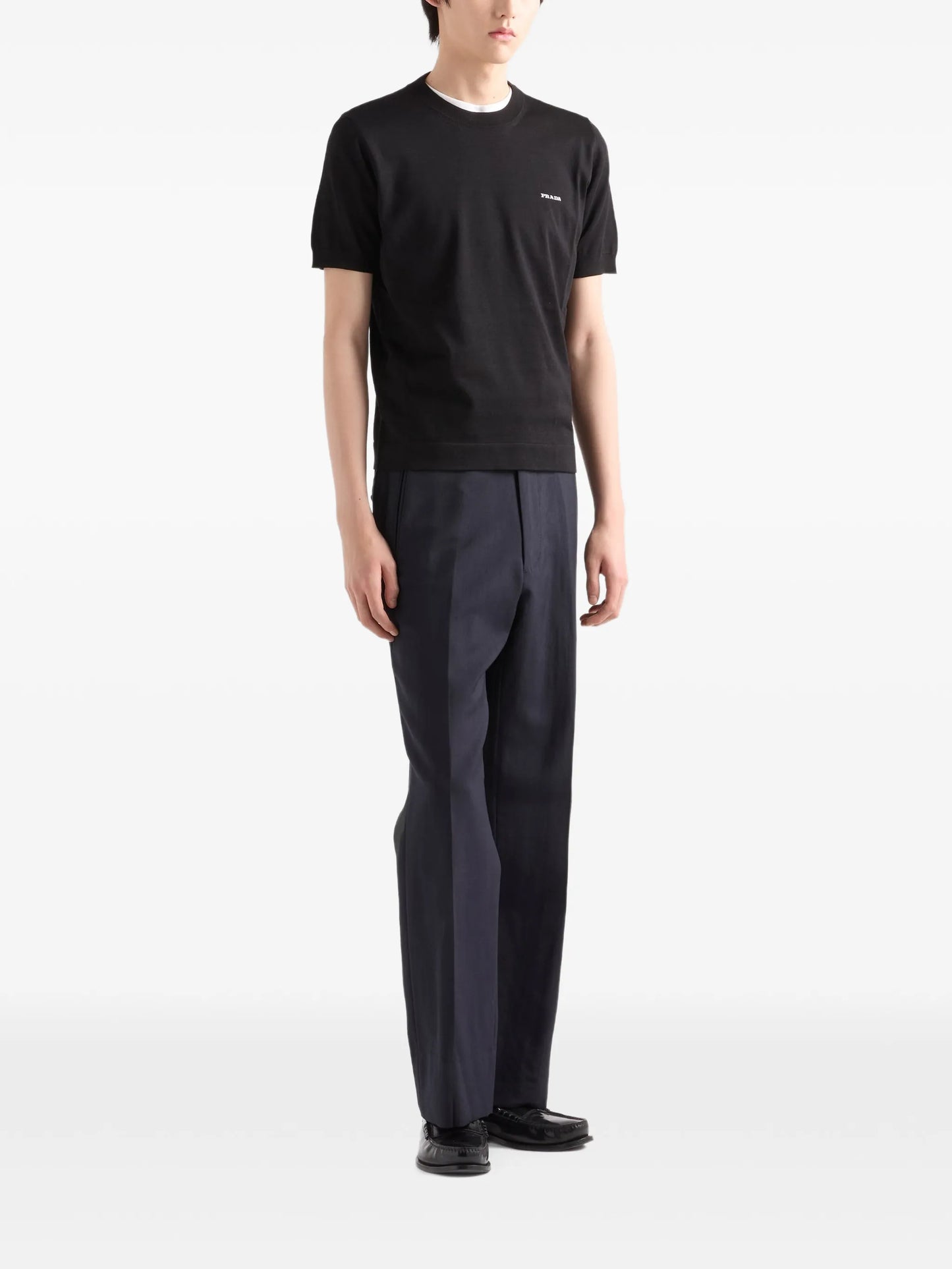 cotton crew-neck sweater