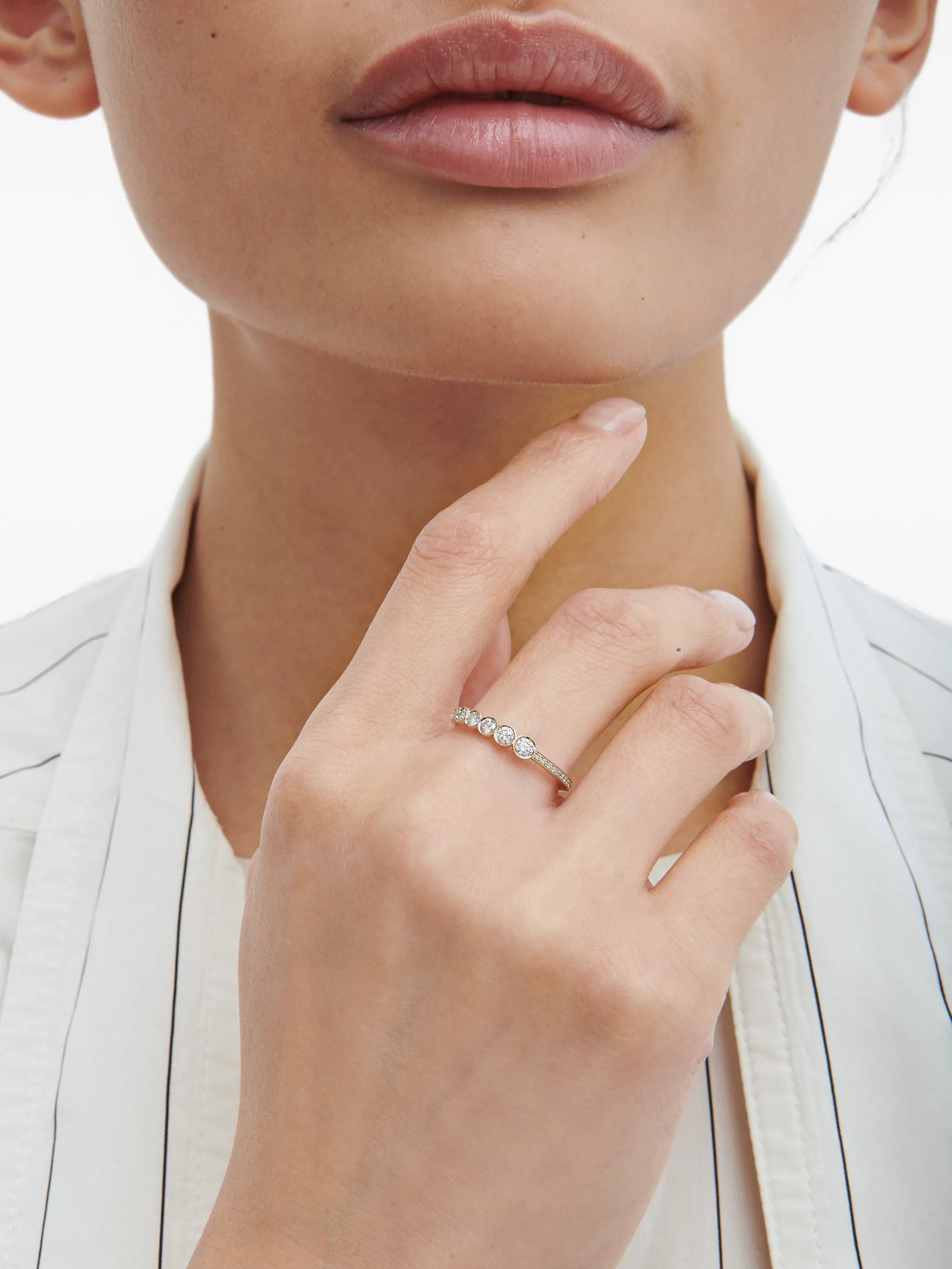 Pleine Lune diamond ring