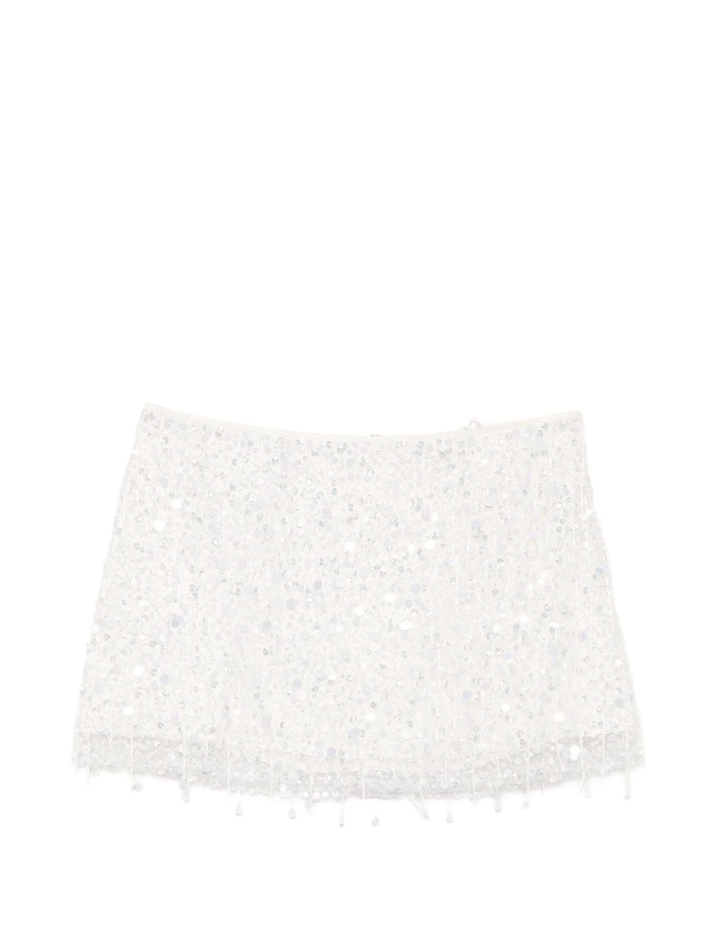 Yasmin bead-embellished mini skirt