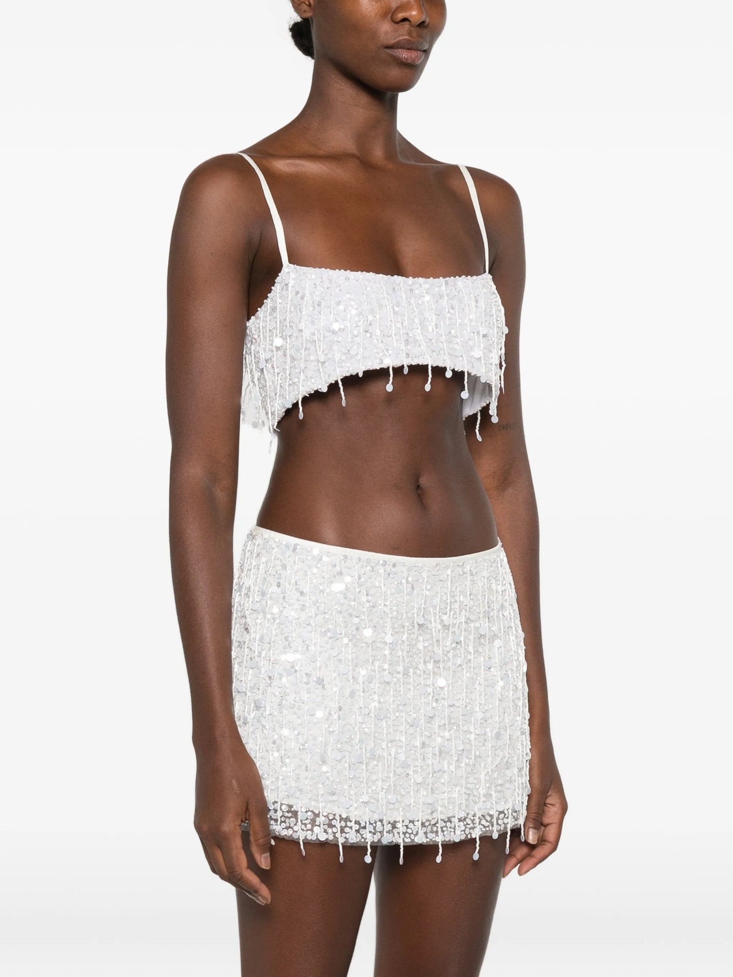 Yasmin bead-embellished bralette