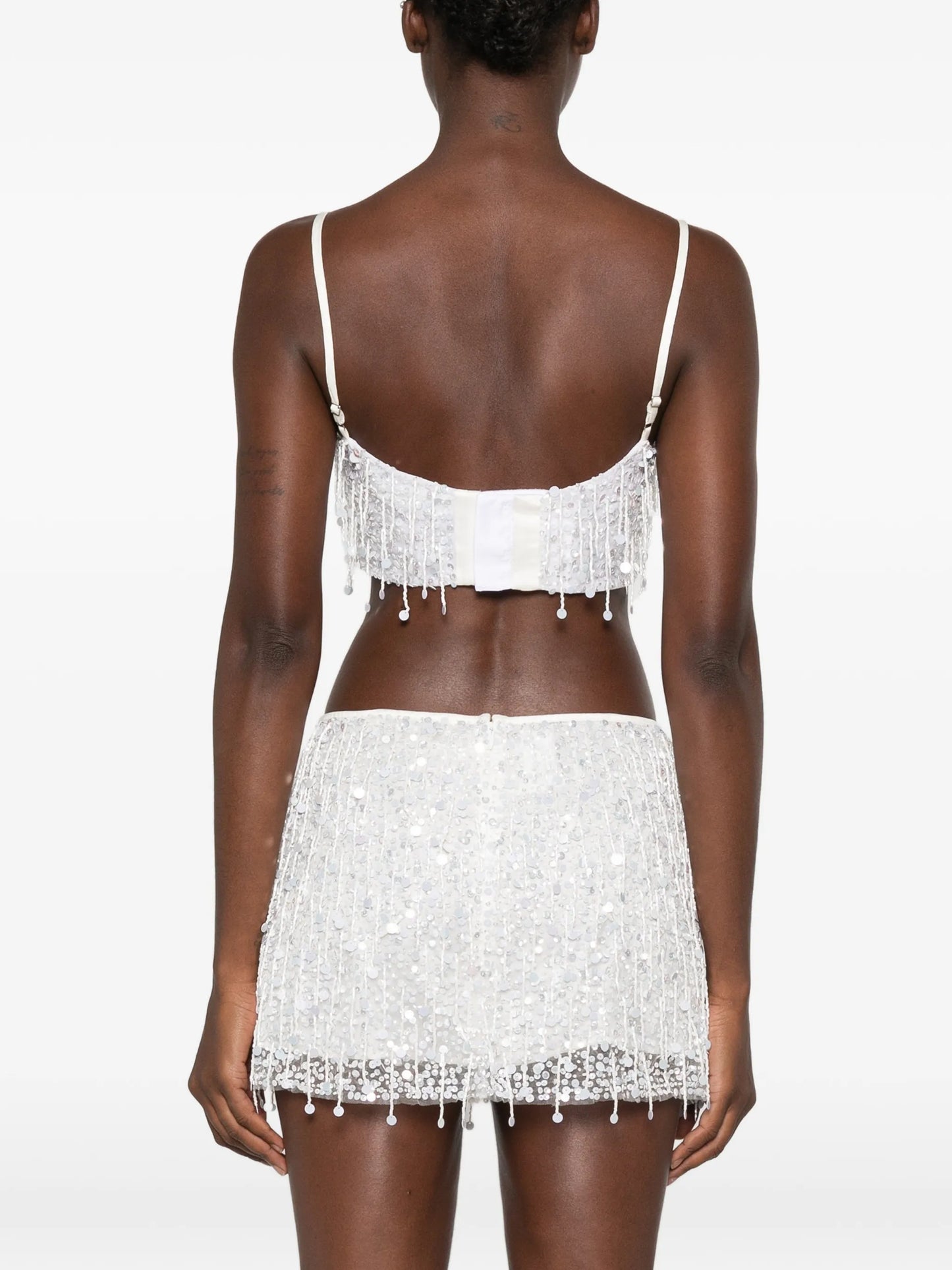 Yasmin bead-embellished bralette