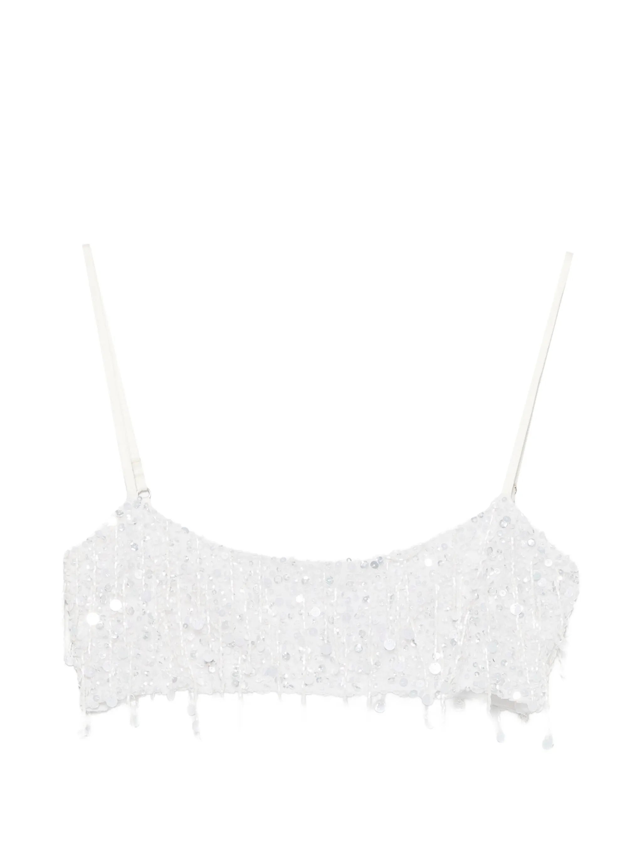 Yasmin bead-embellished bralette
