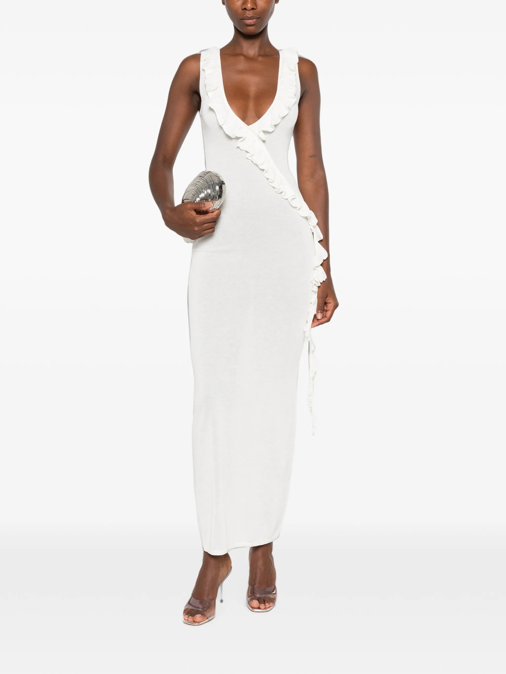 Antonella ruffled maxi dress