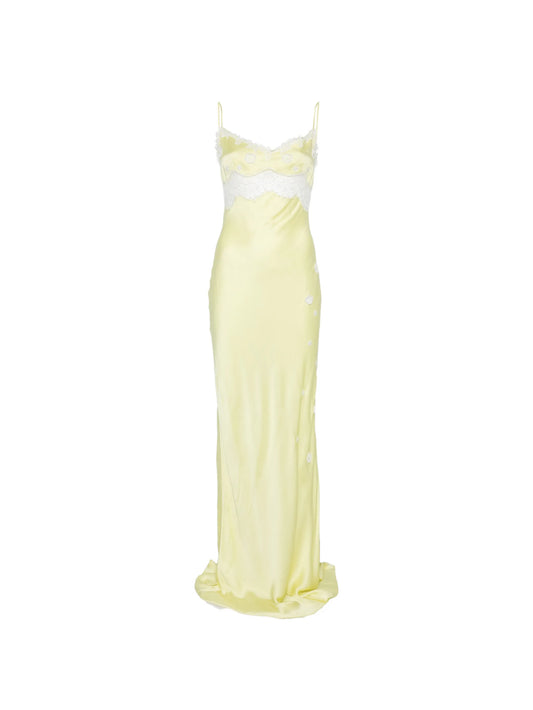 Arlette lace-trim maxi dress