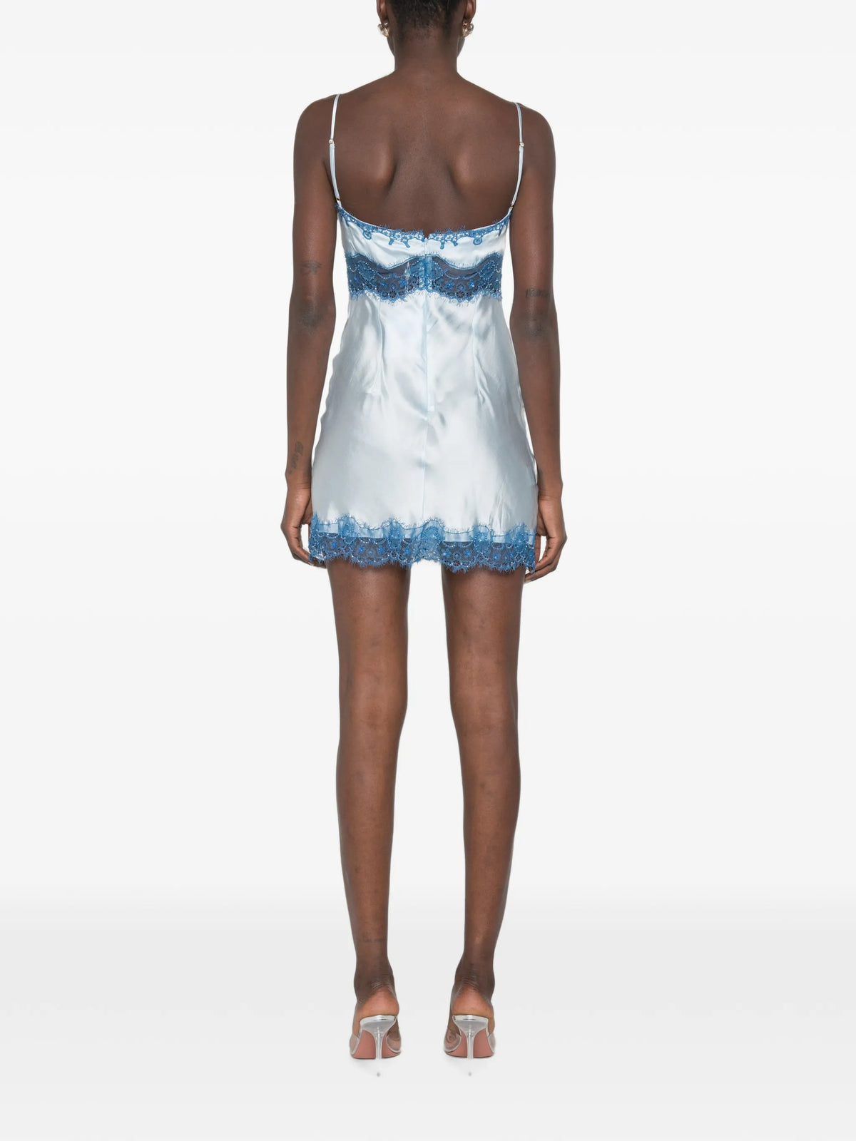 Arlette hand beaded mini dress
