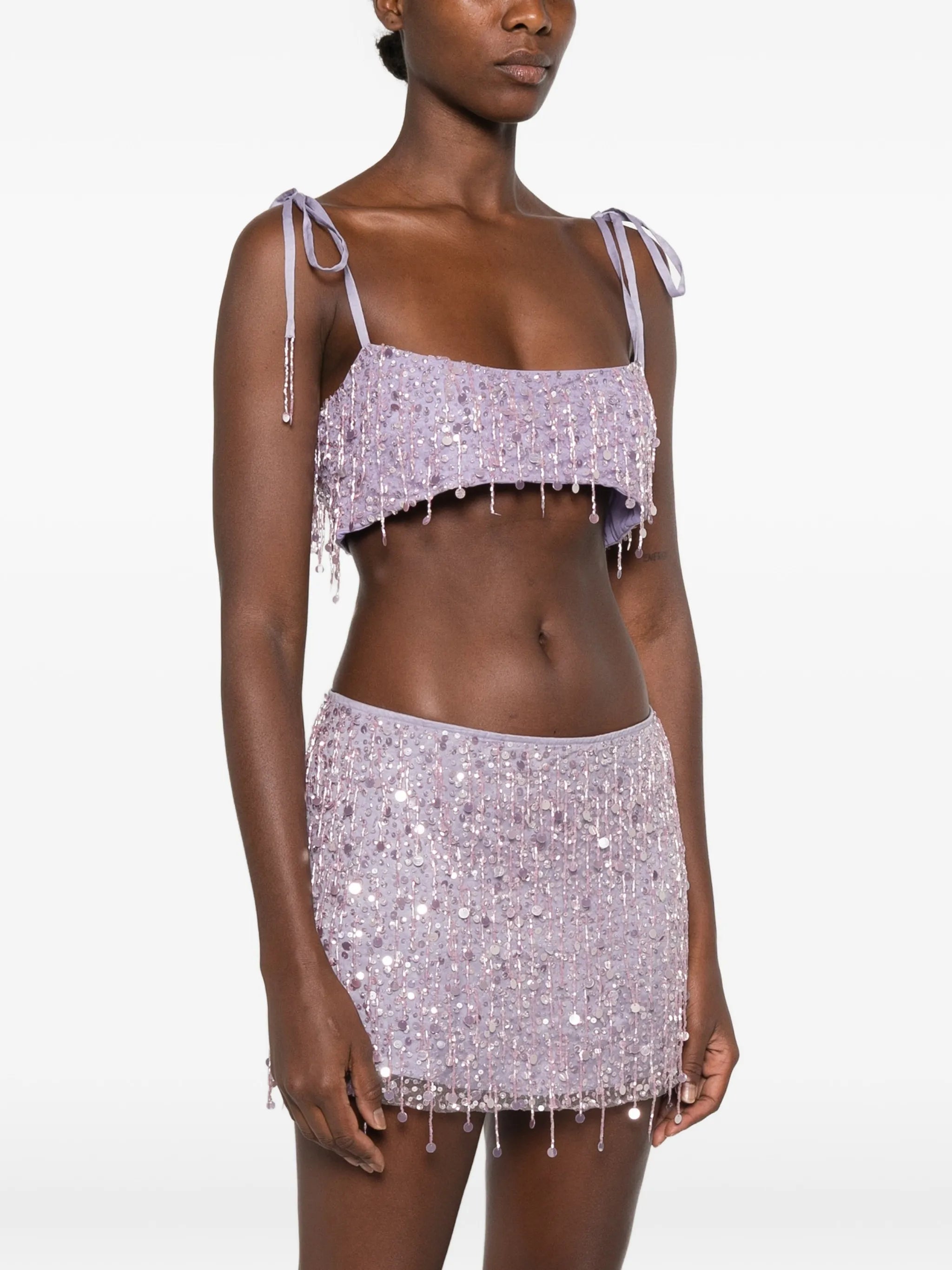 Yasmin hand-beaded bralette