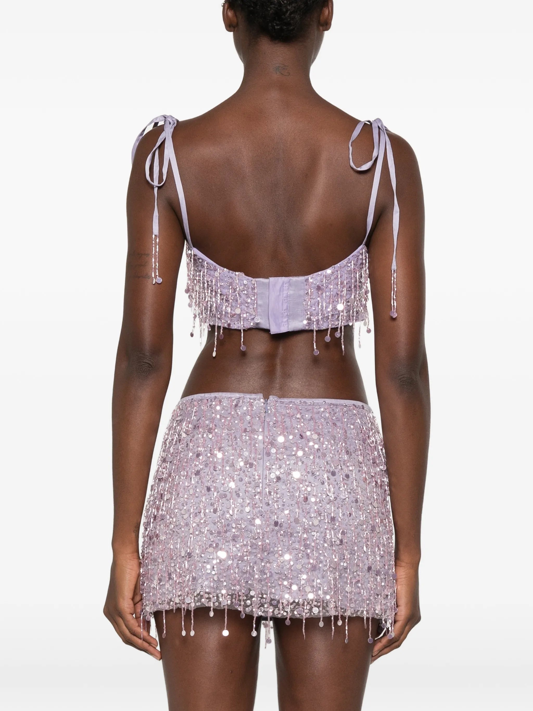 Yasmin hand-beaded bralette