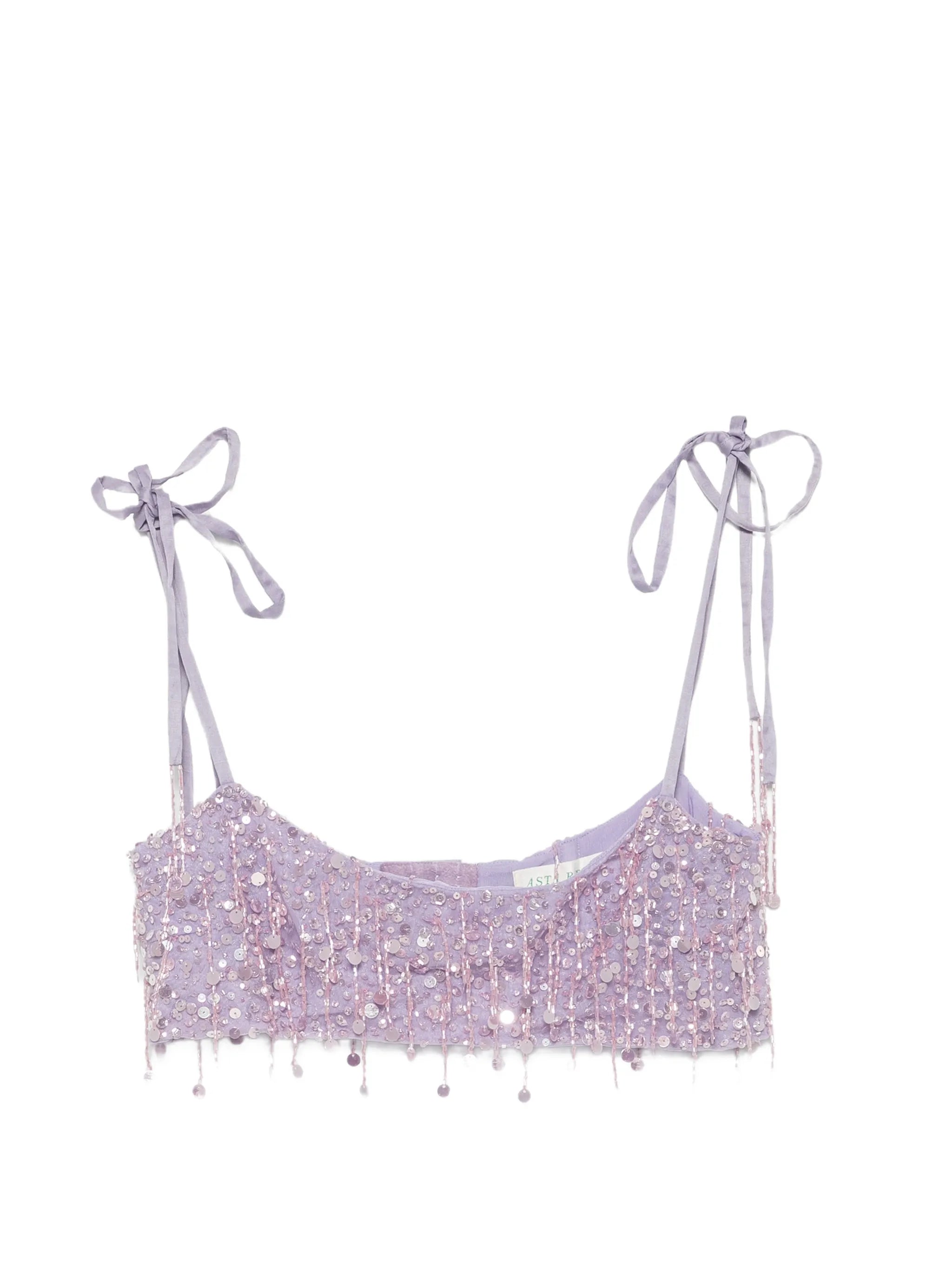 Yasmin hand-beaded bralette