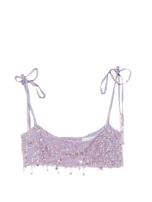Yasmin hand-beaded bralette