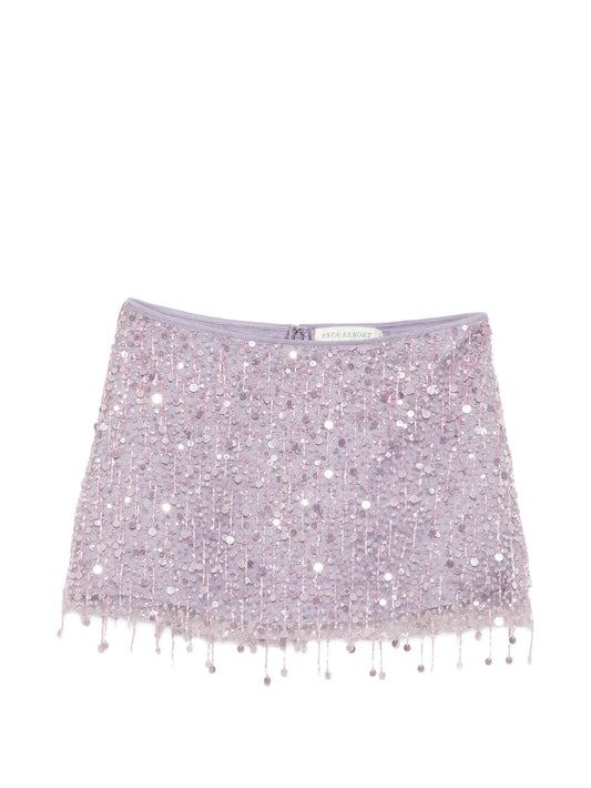 Yasmin hand-beaded skirt