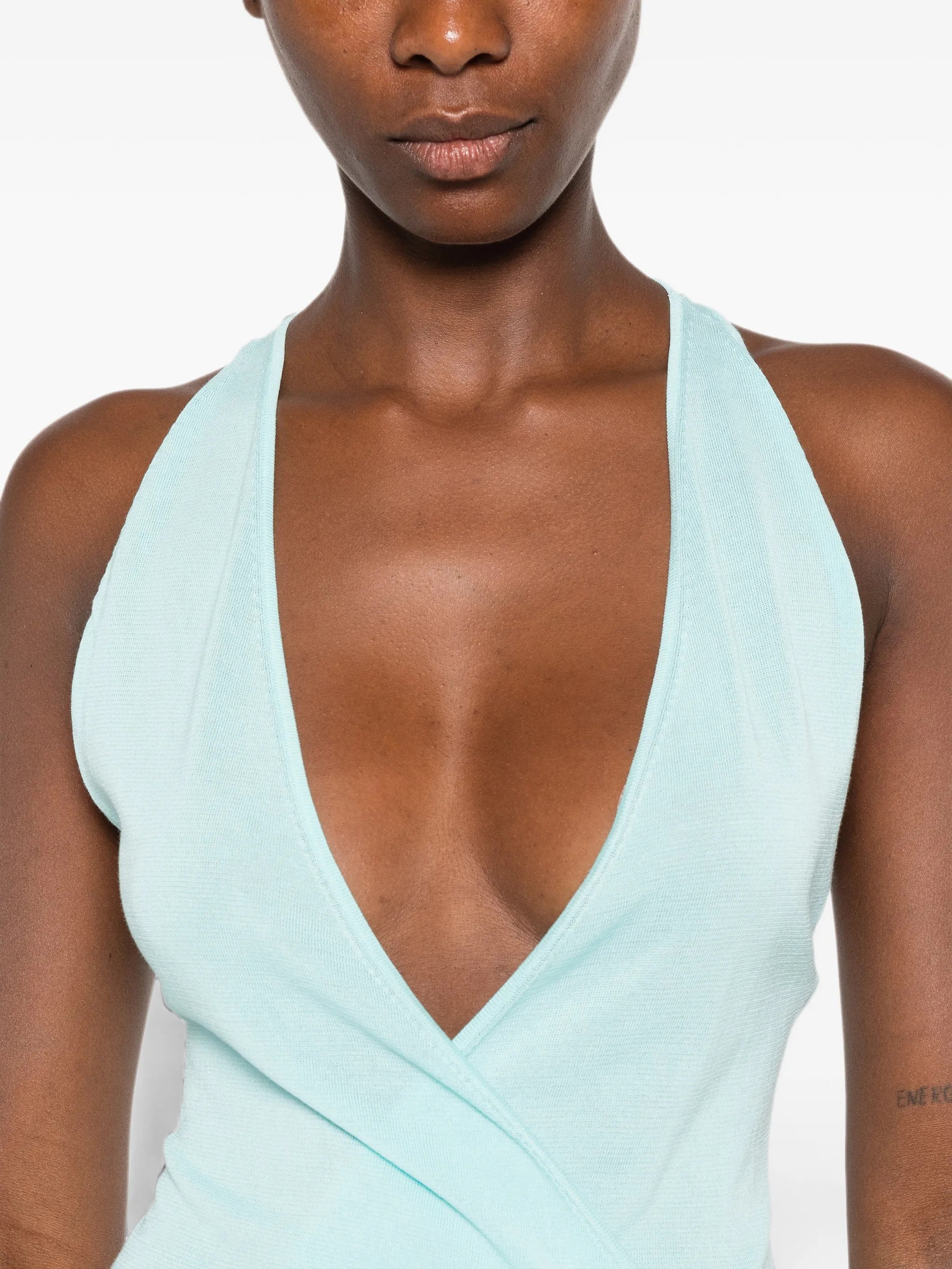 Lila wrap maxi dress