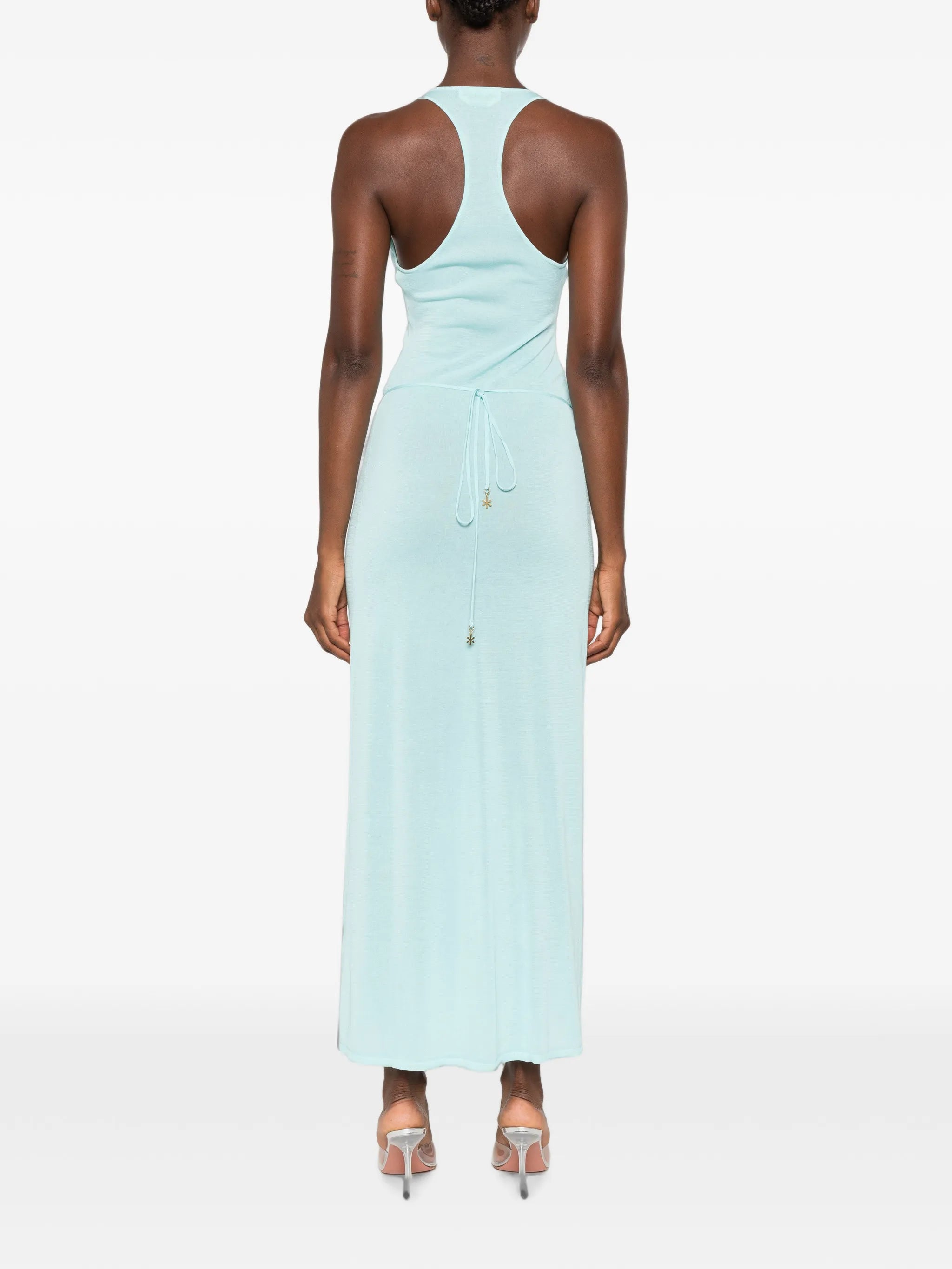 Lila wrap maxi dress