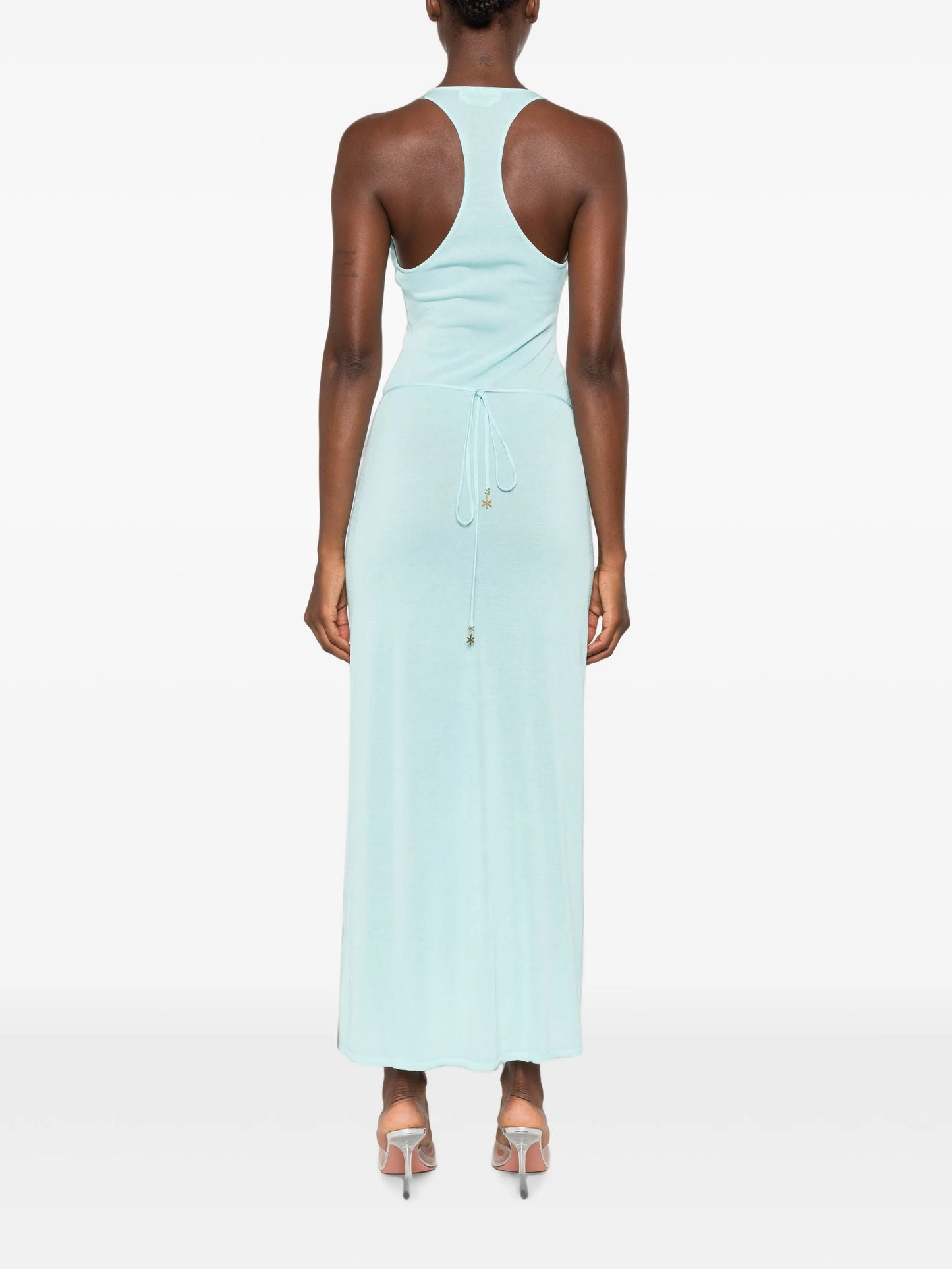 Lila wrap maxi dress