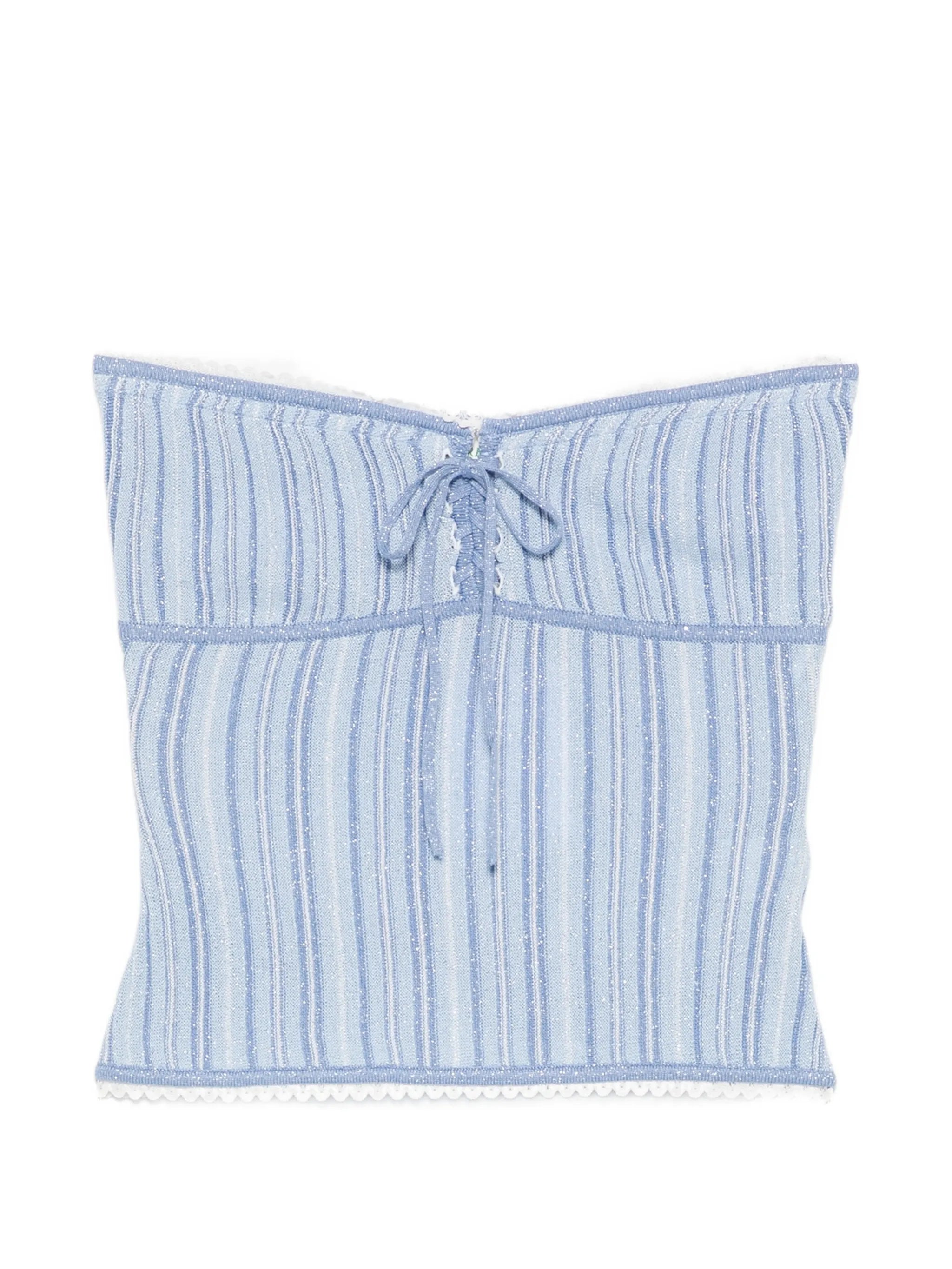 Cleo lace-up top