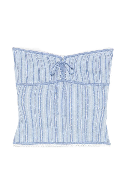 Cleo lace-up top