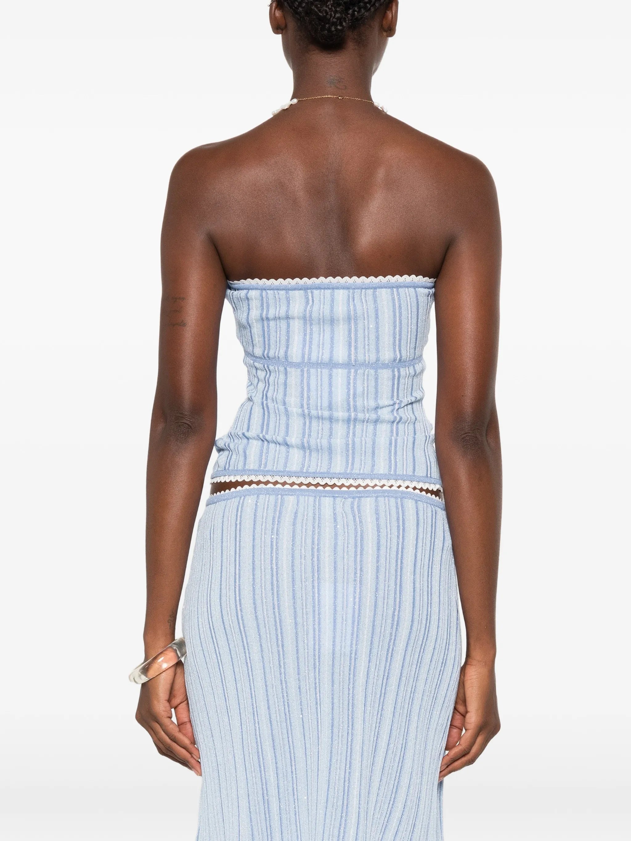 Cleo lace-up top
