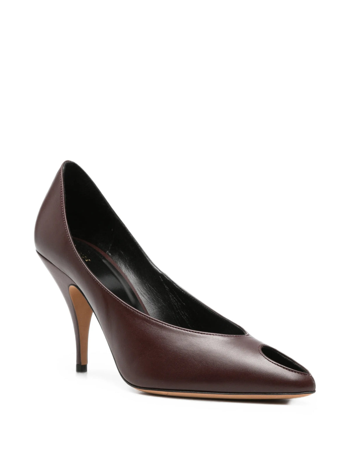 Icon creased-leather pumps