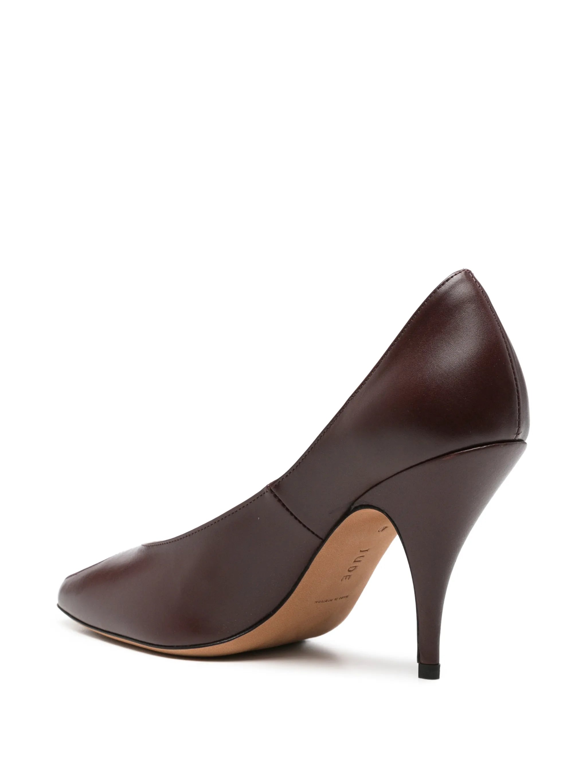 Icon creased-leather pumps