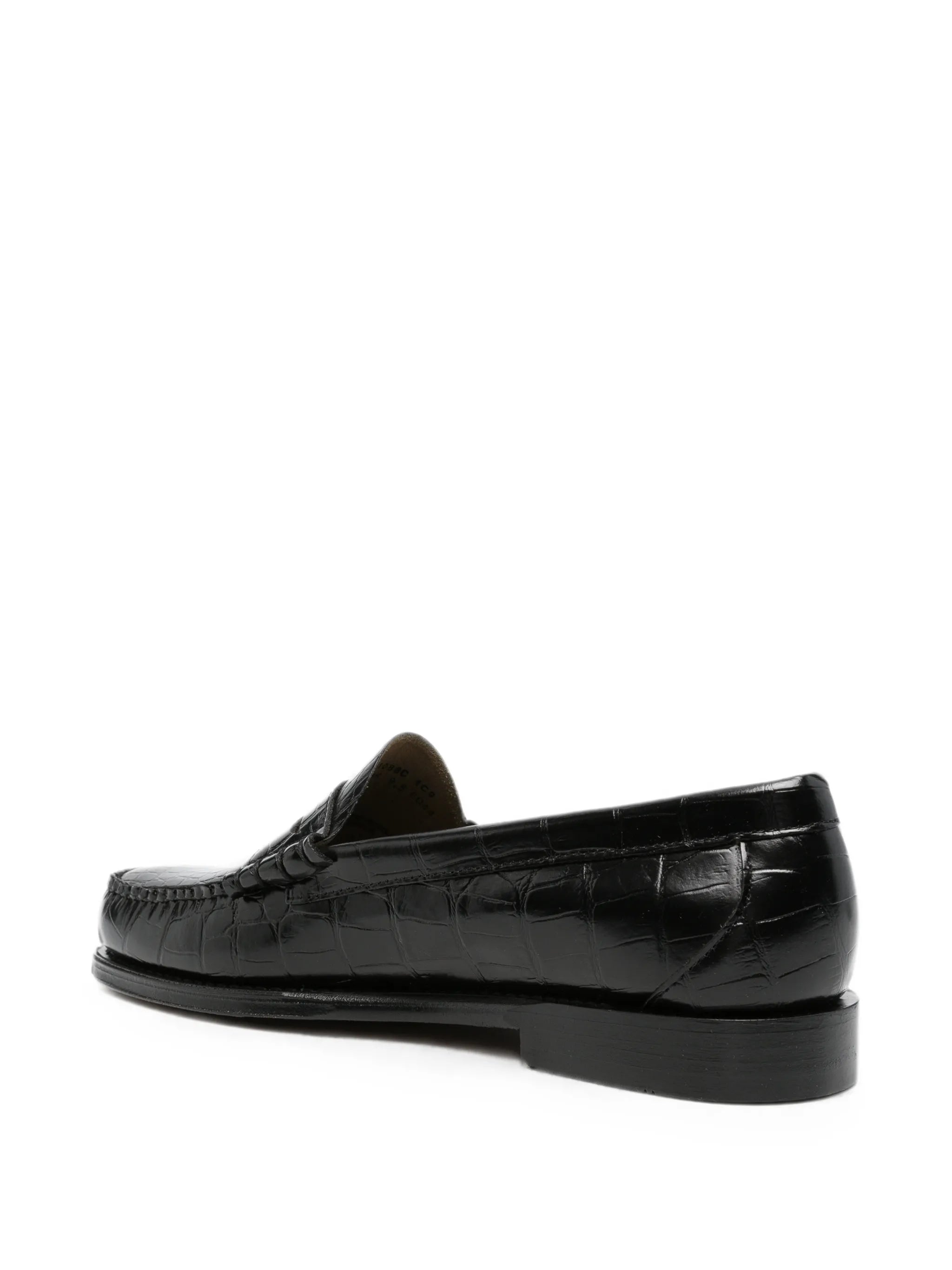 Weejun Heritage Larson crocodile-embossed loafers