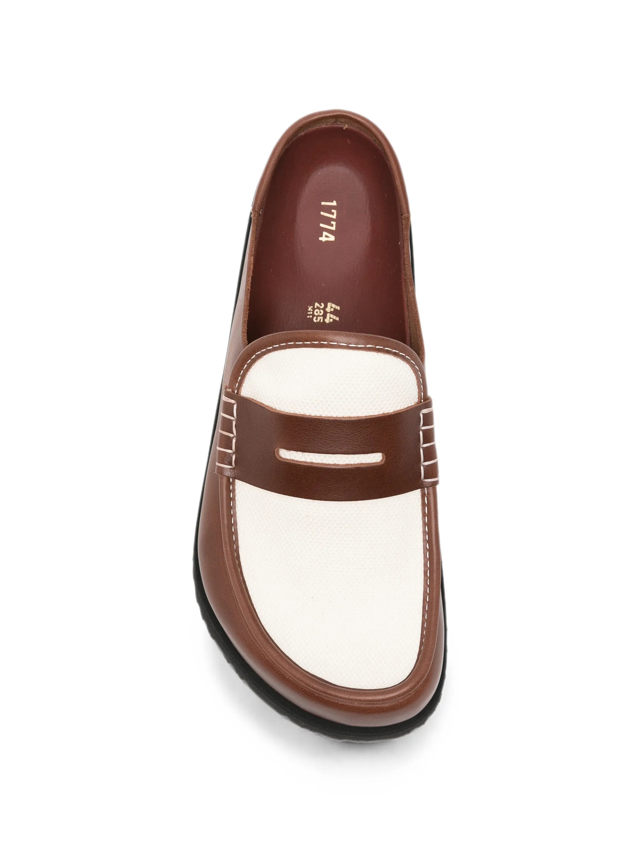 Naples penny-strap mules