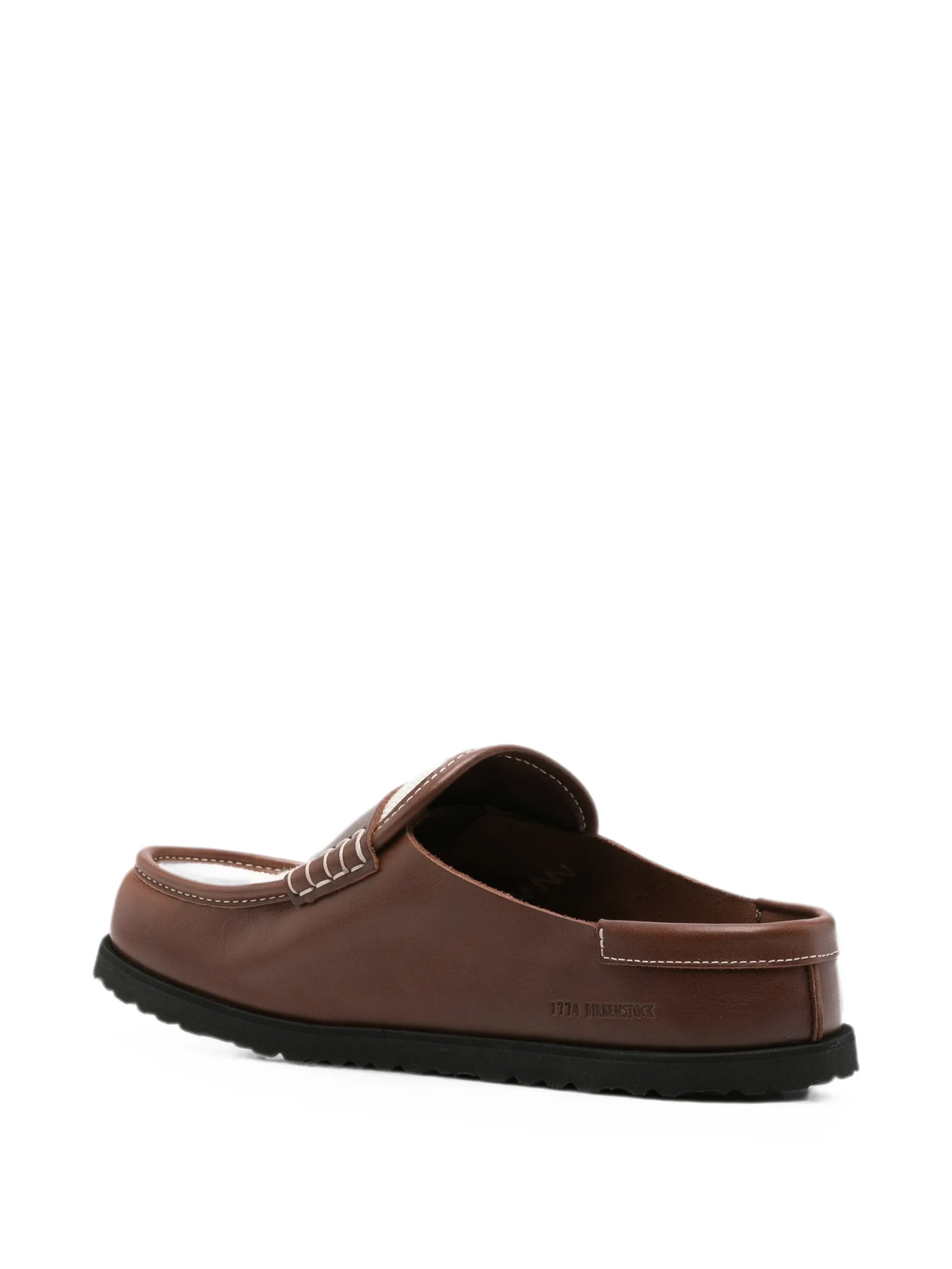 Naples penny-strap mules