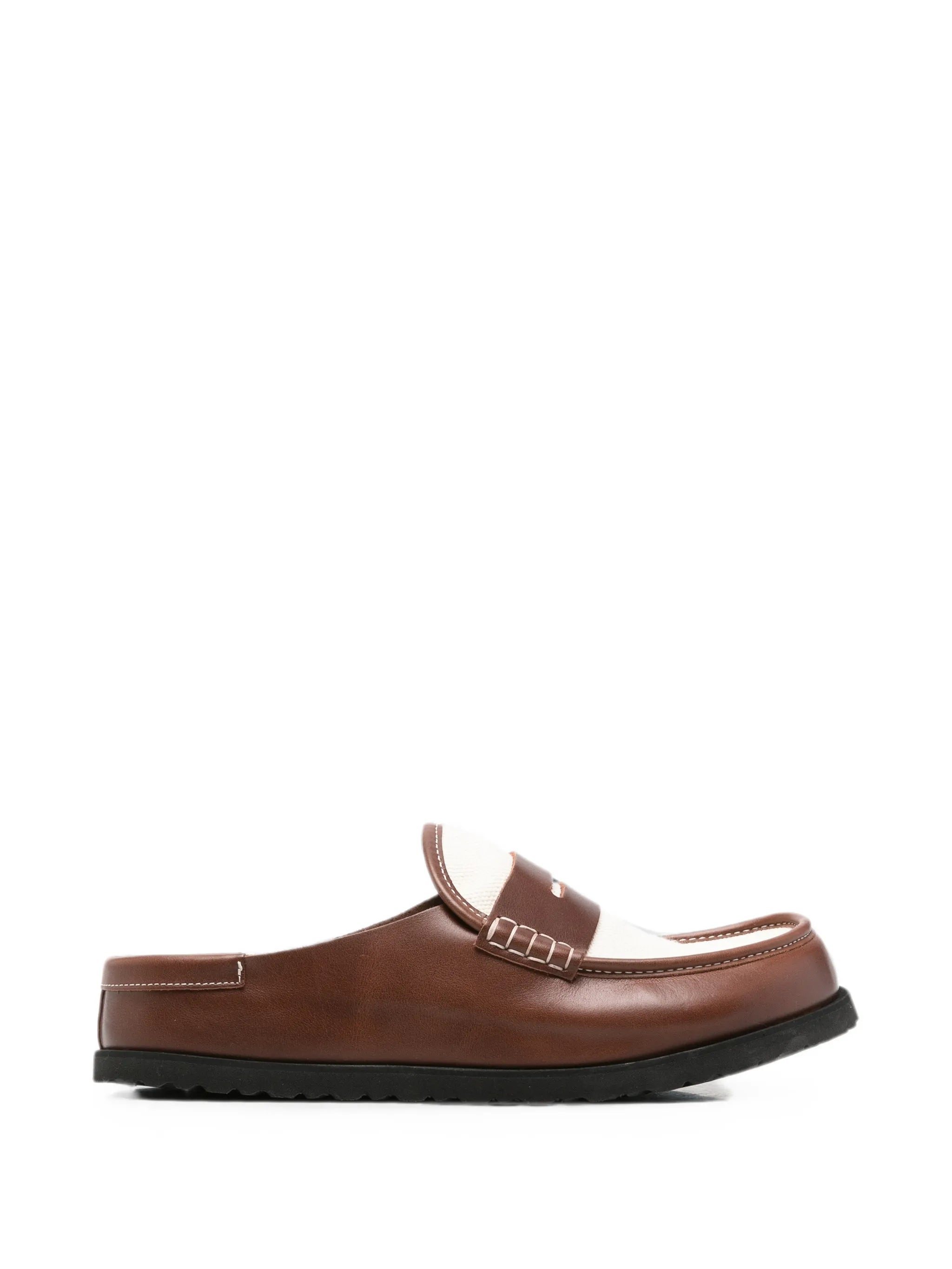 Naples penny-strap mules