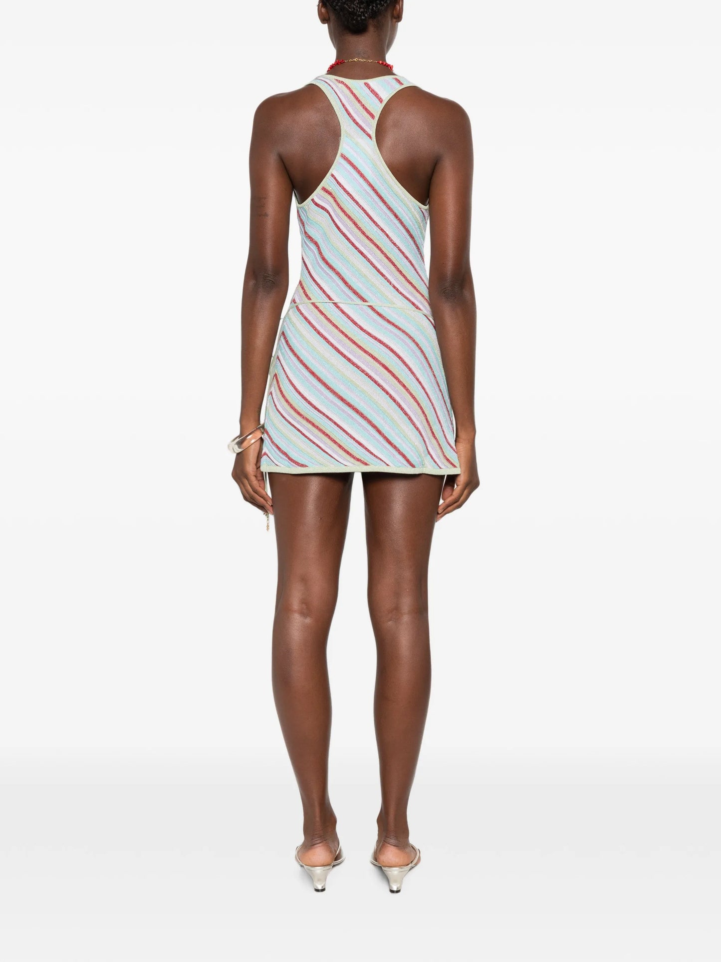 Lila wrap mini dress