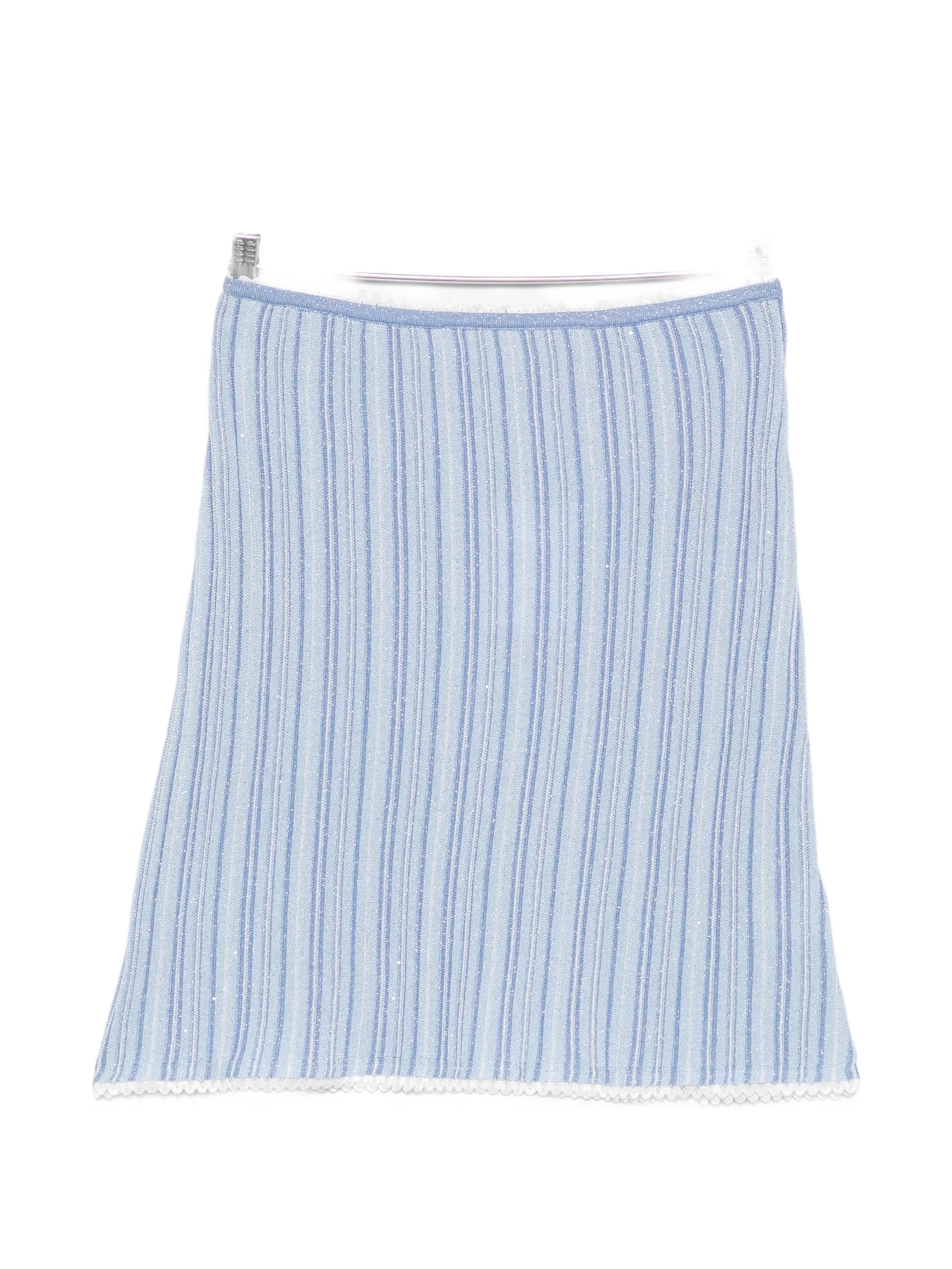 Cleo striped midi skirt