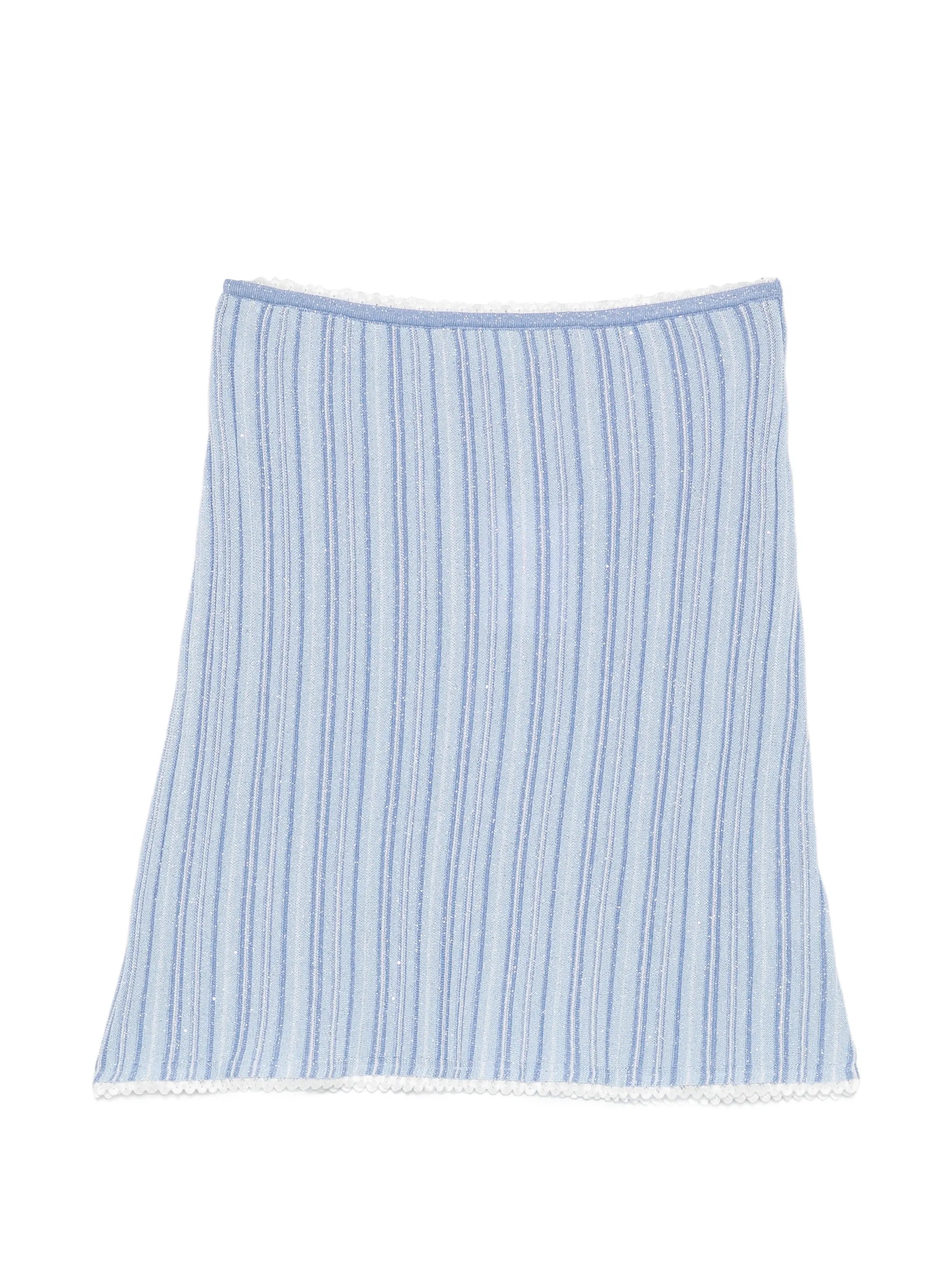 Cleo striped midi skirt