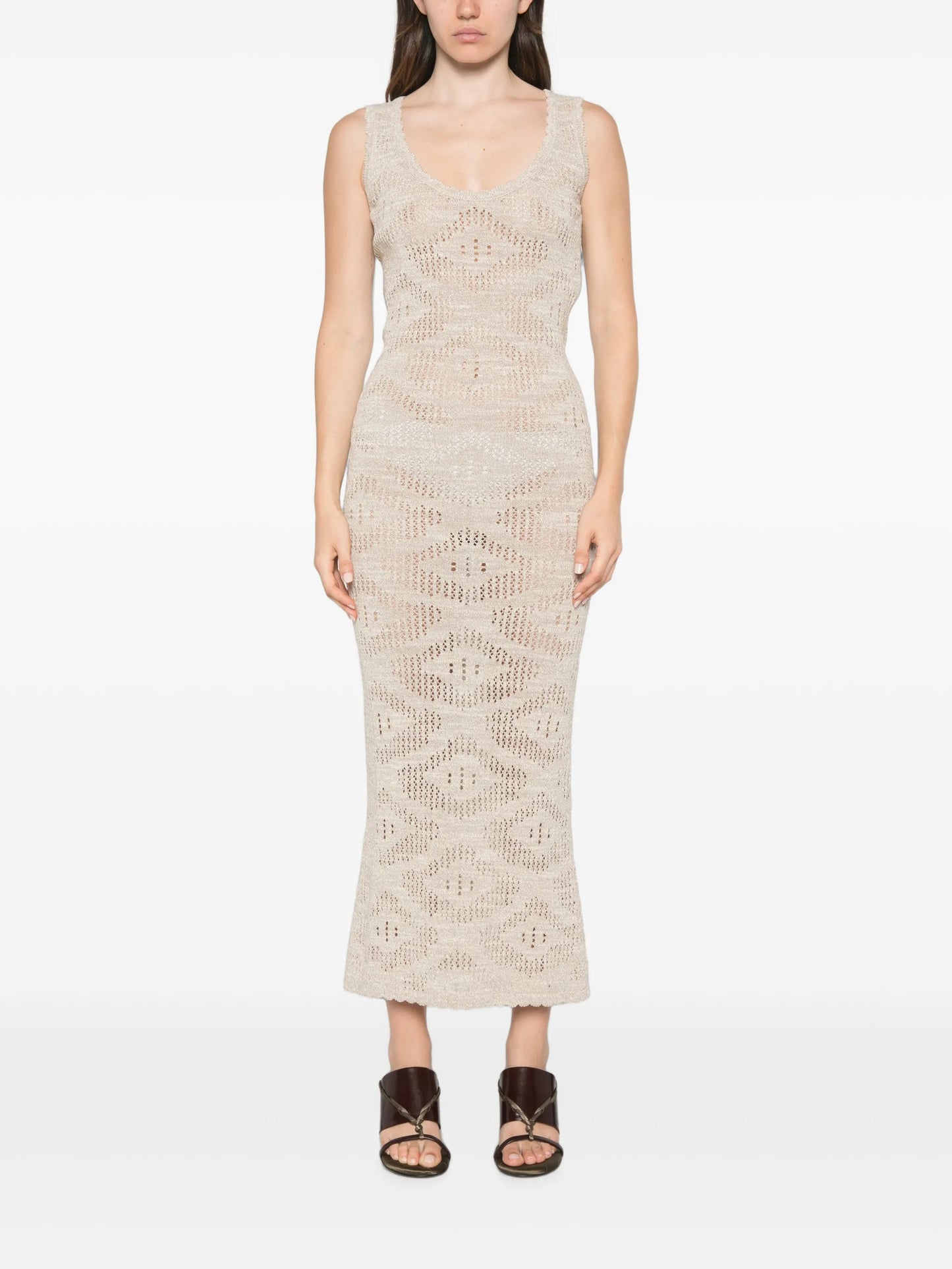 Eve crochet-knit dress