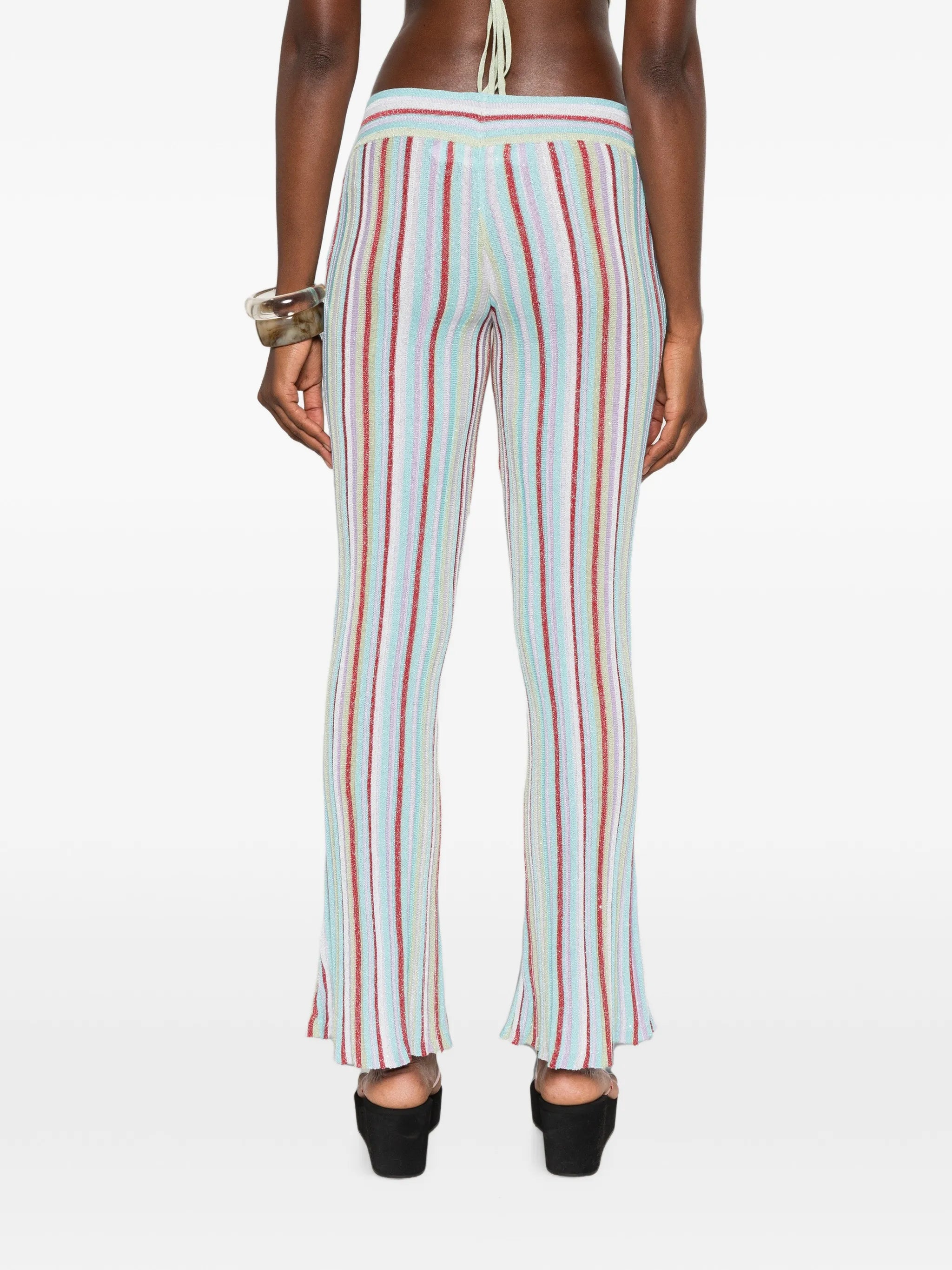 Maribel striped trousers