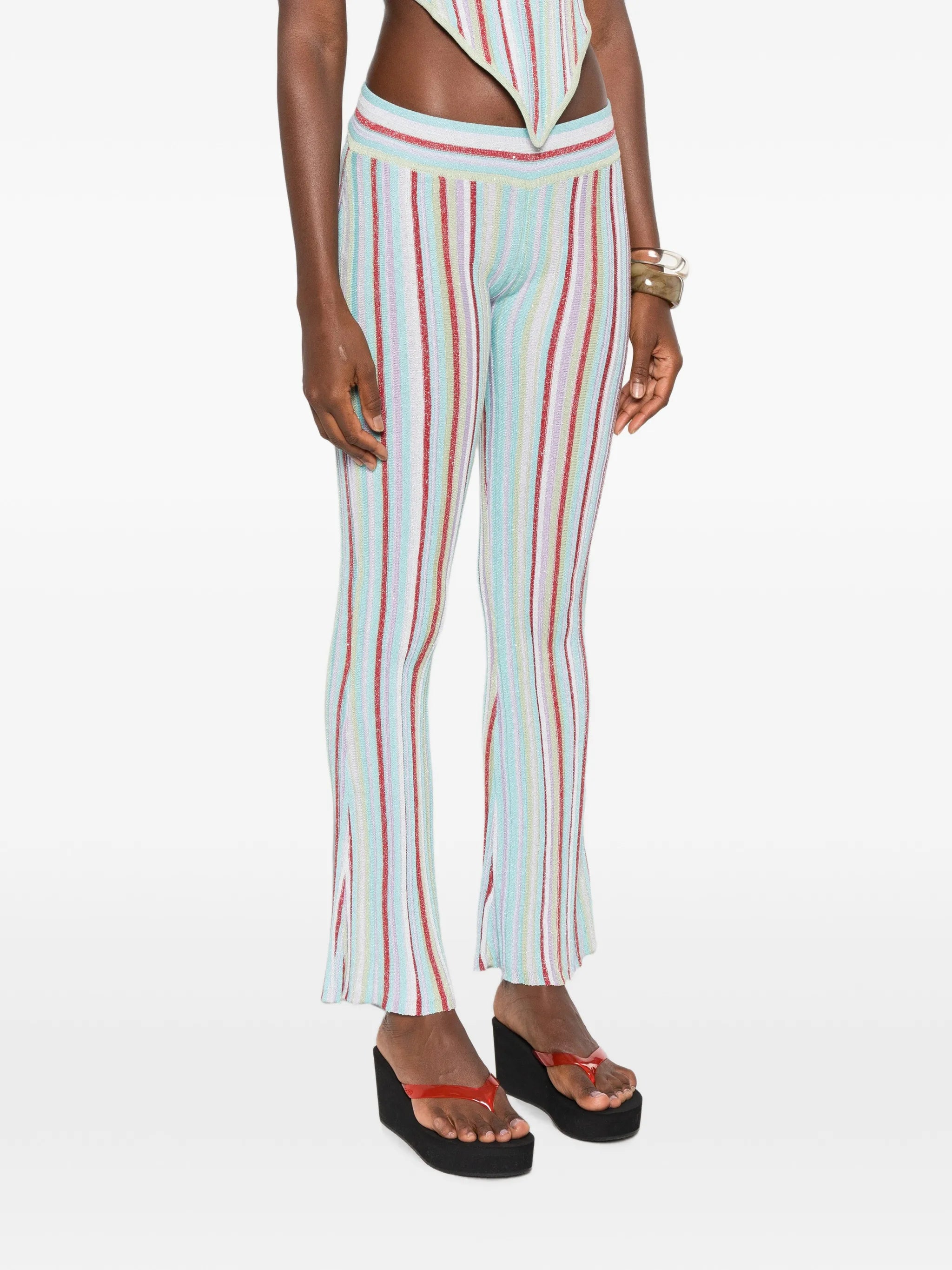 Maribel striped trousers