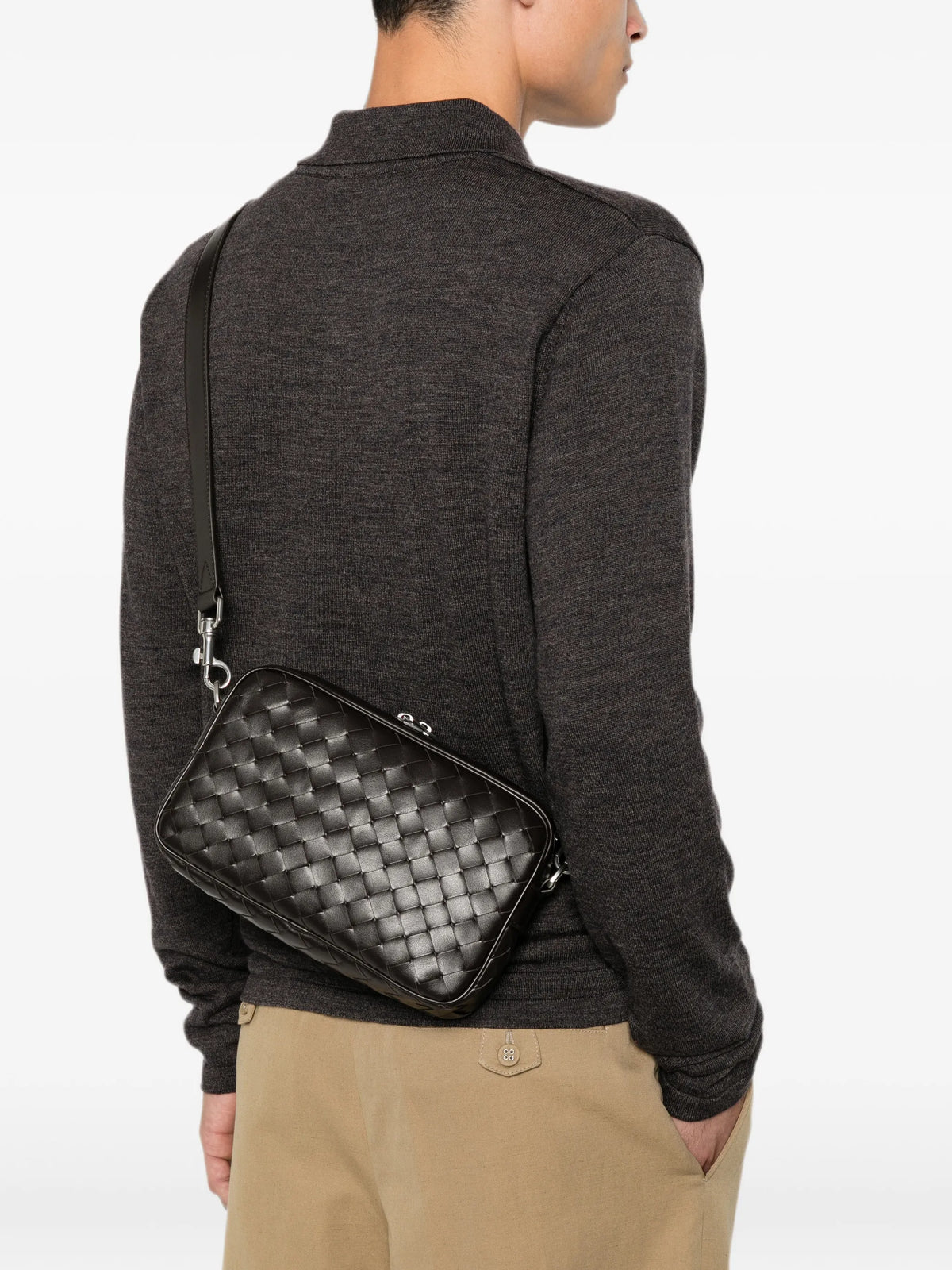 small Intrecciato camera bag