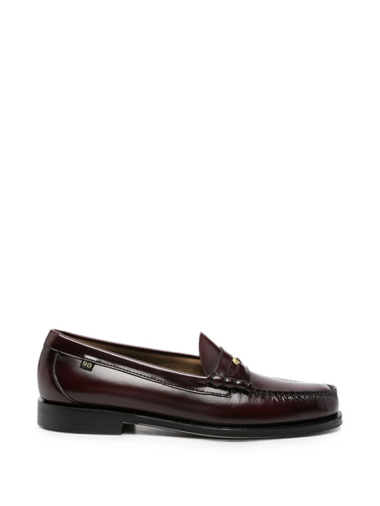 Weejun anniversary Larson Penny loafers in wine leather