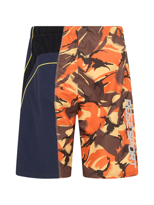 panelled swim shorts