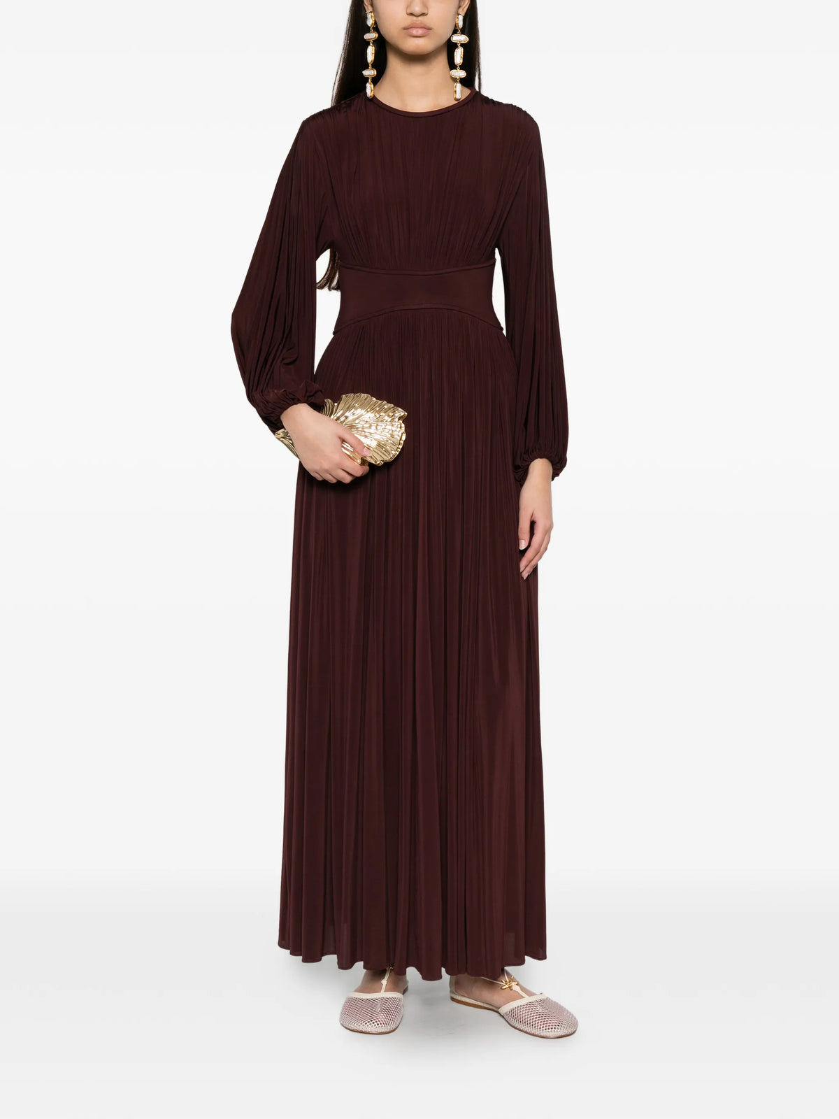 Luna billow maxi dress