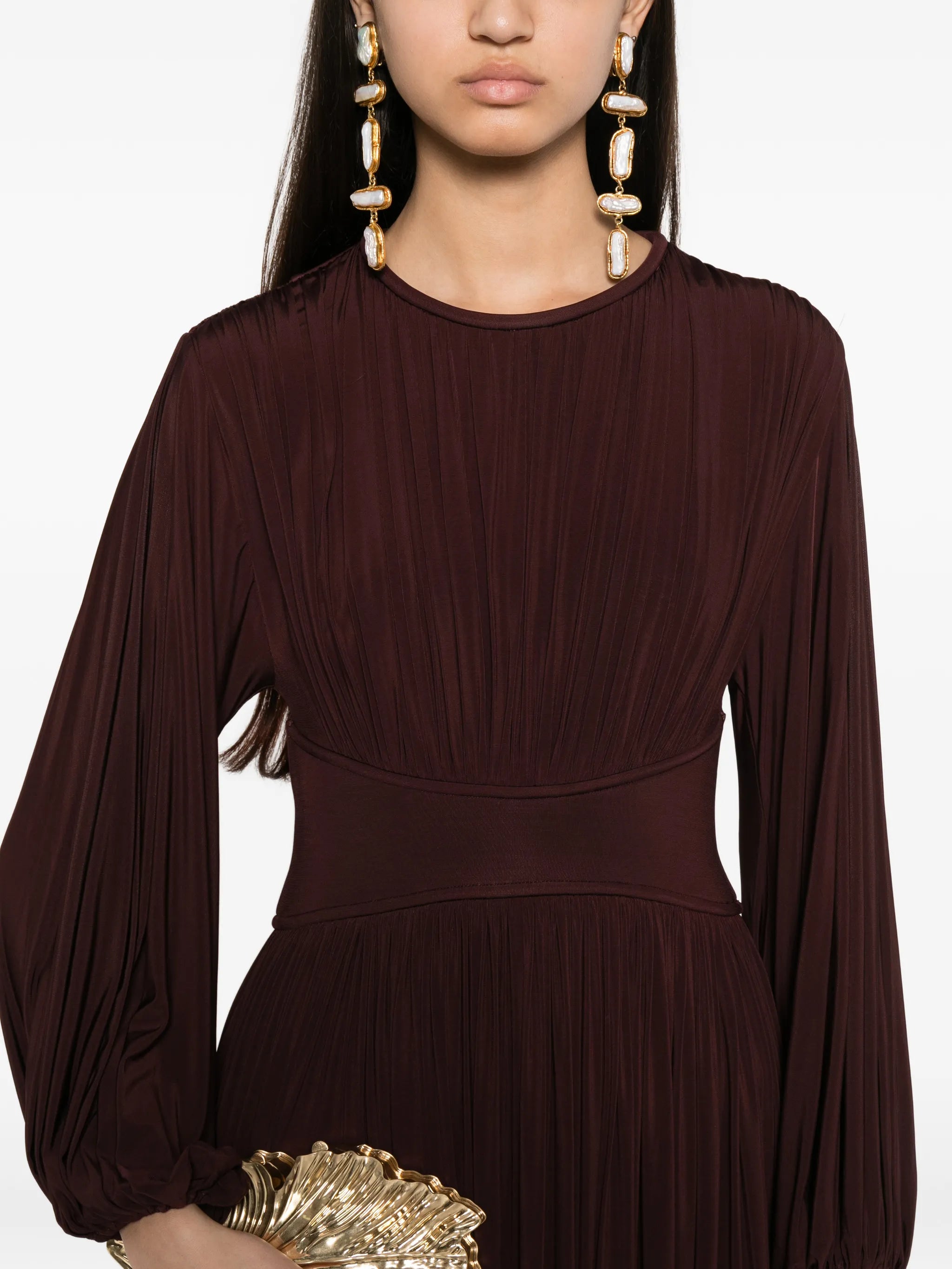 Luna billow maxi dress