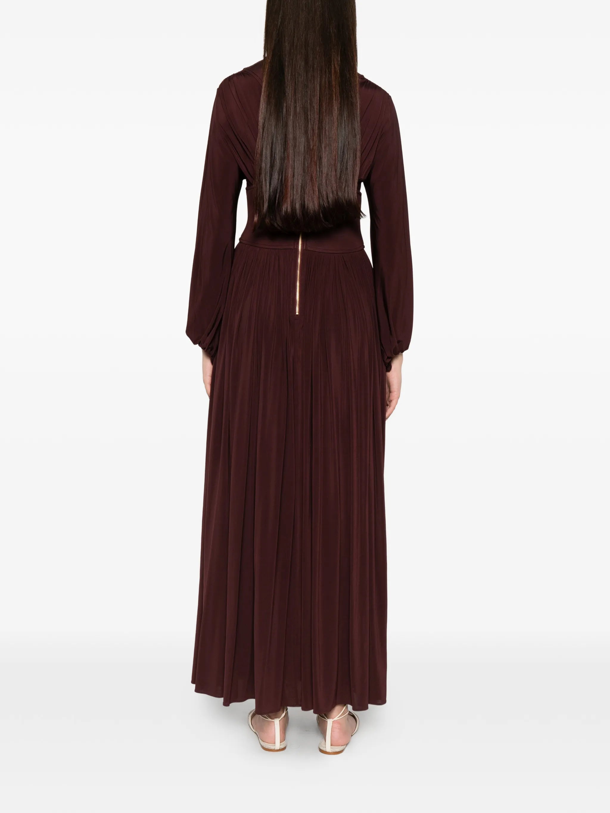 Luna billow maxi dress