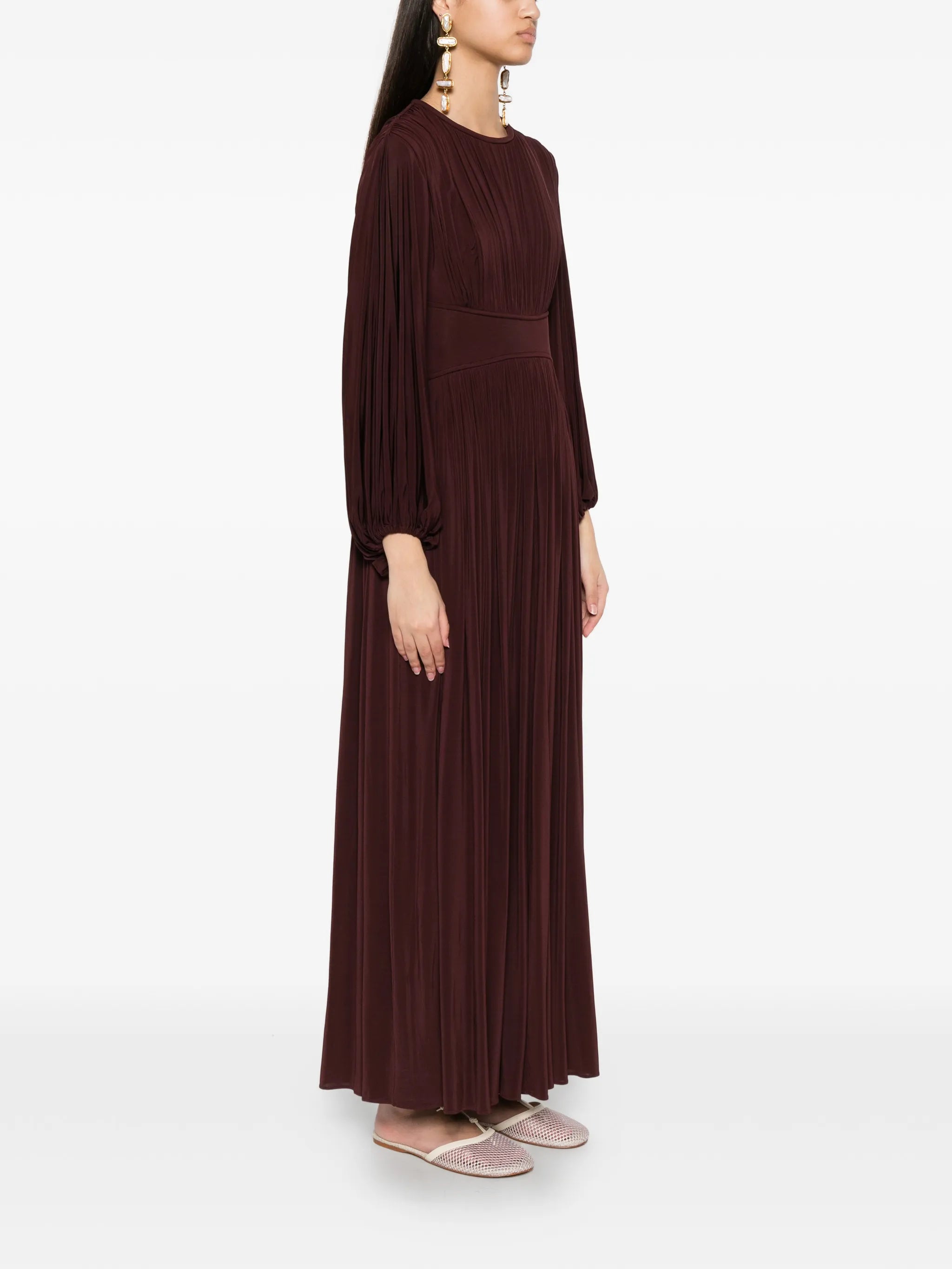 Luna billow maxi dress