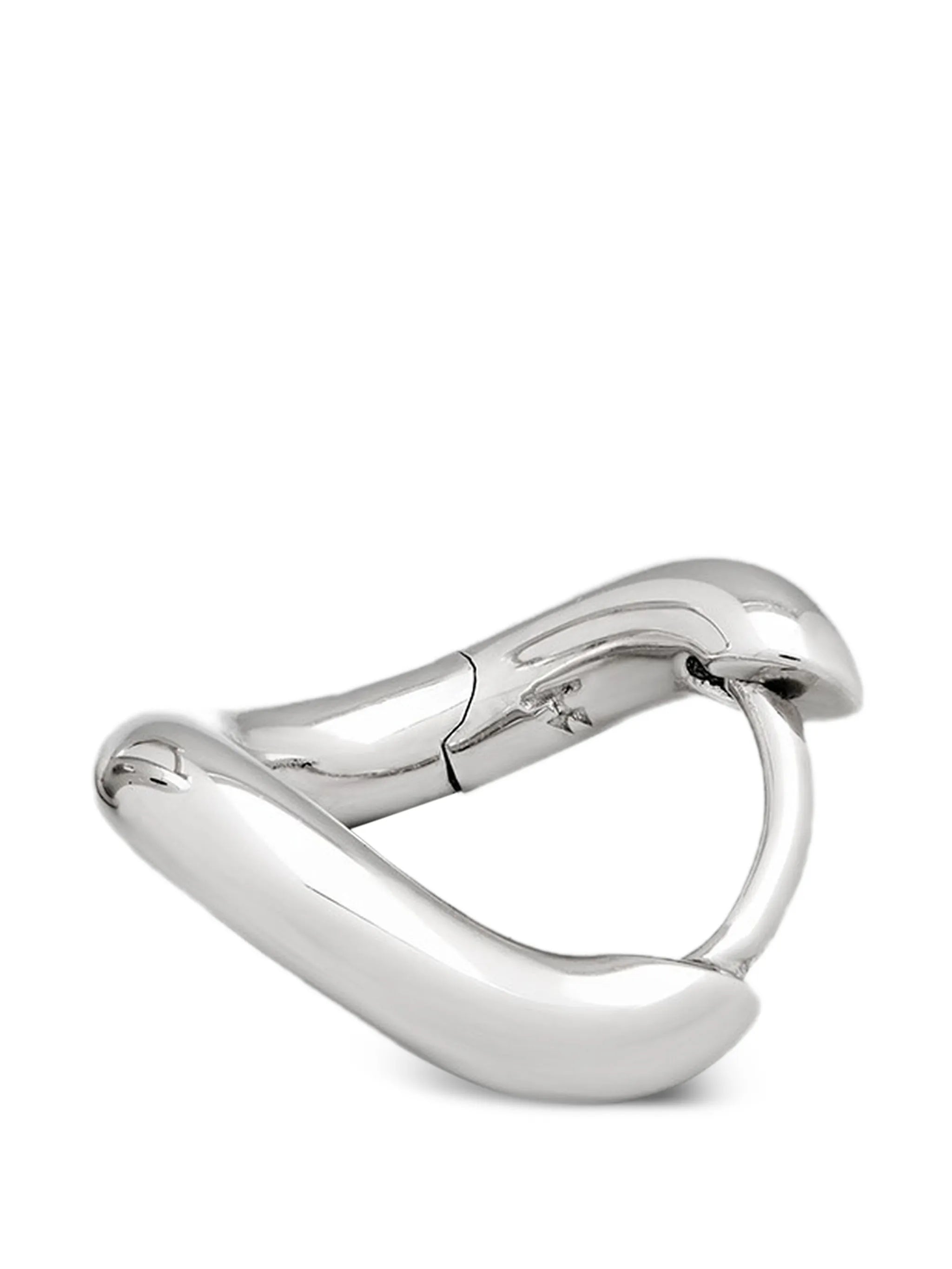 River huggie hoop earrings