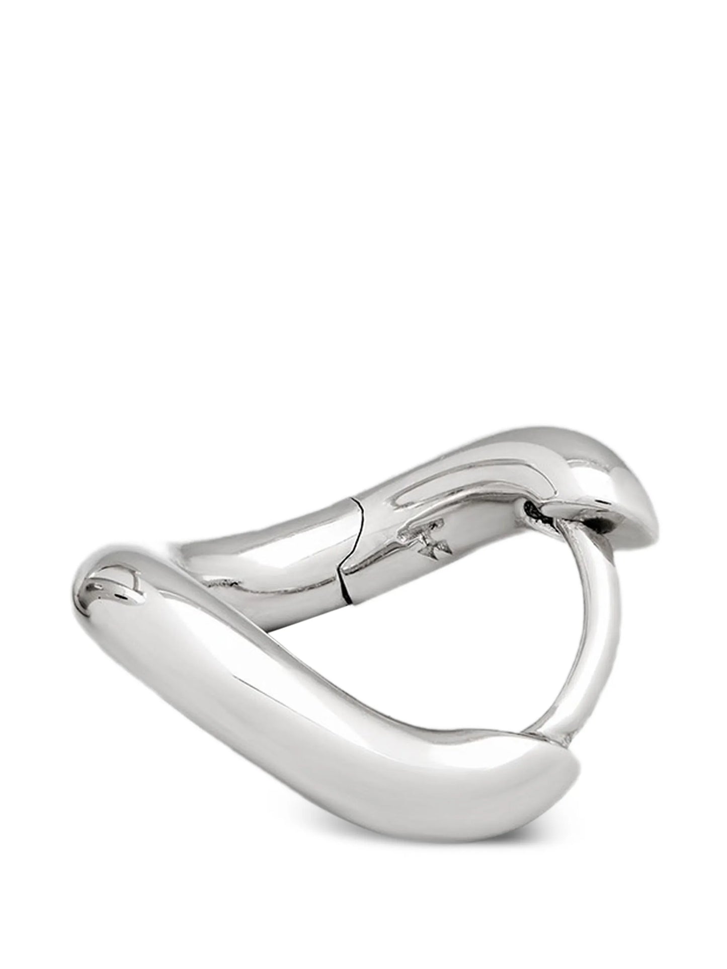 River huggie hoop earrings