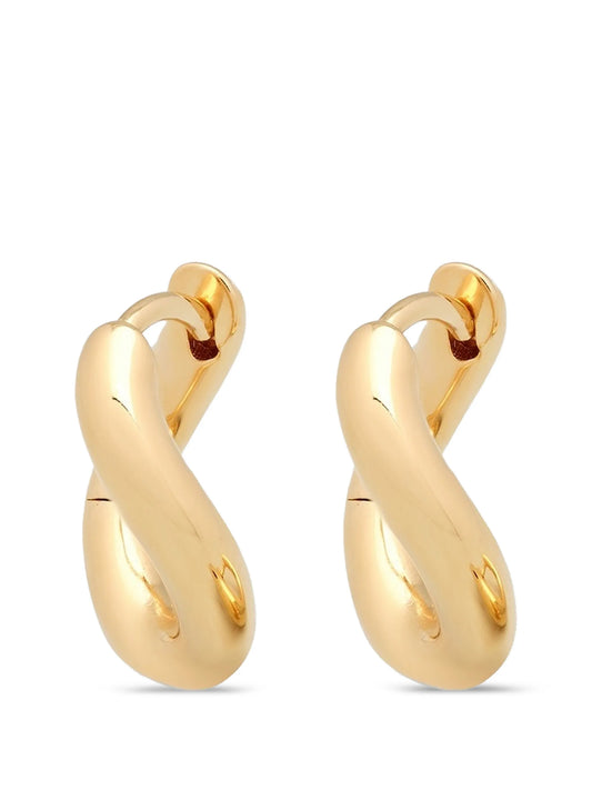 River huggie hoop earrings