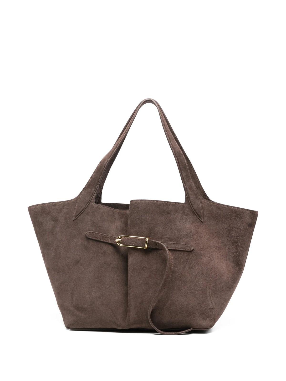 Liffner belted suede tote bag