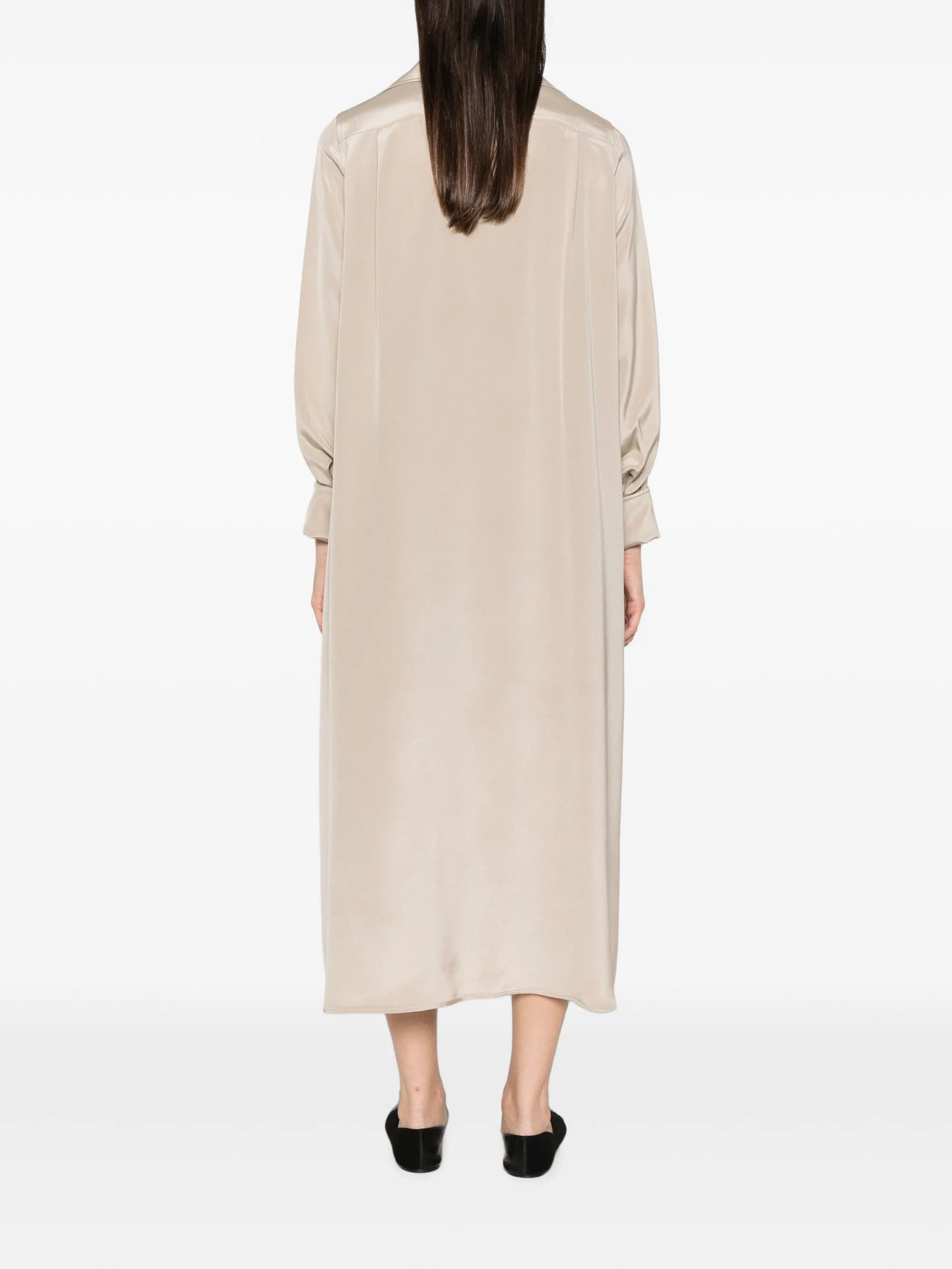 Gambero long-sleeve midi dress