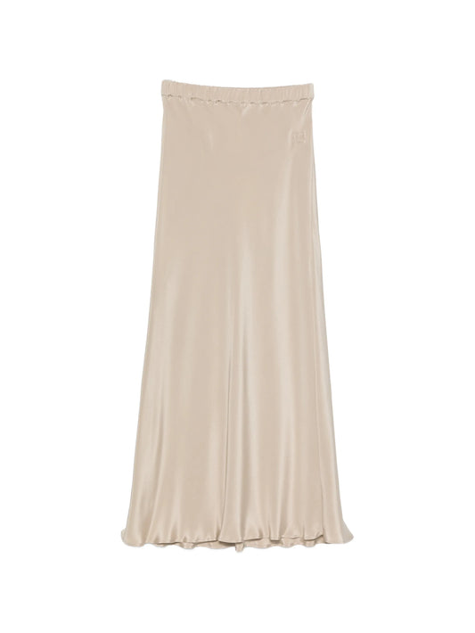 Sospiro satin-finish skirt
